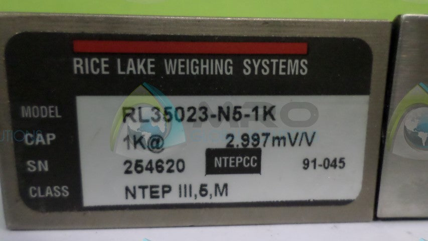 RLW SYSTEMS RL35023-N5-1K LOAD CELL *NEW NO BOX*