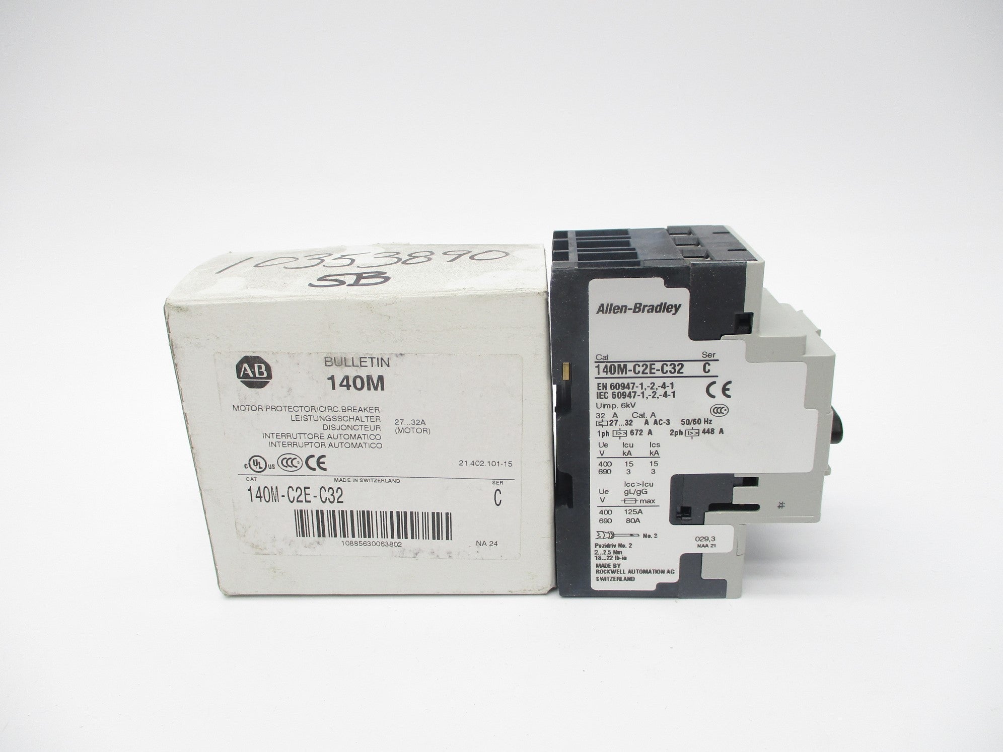 ALLEN BRADLEY 140M-C2E-C32 SER. C 27-32A (WH) NSMP