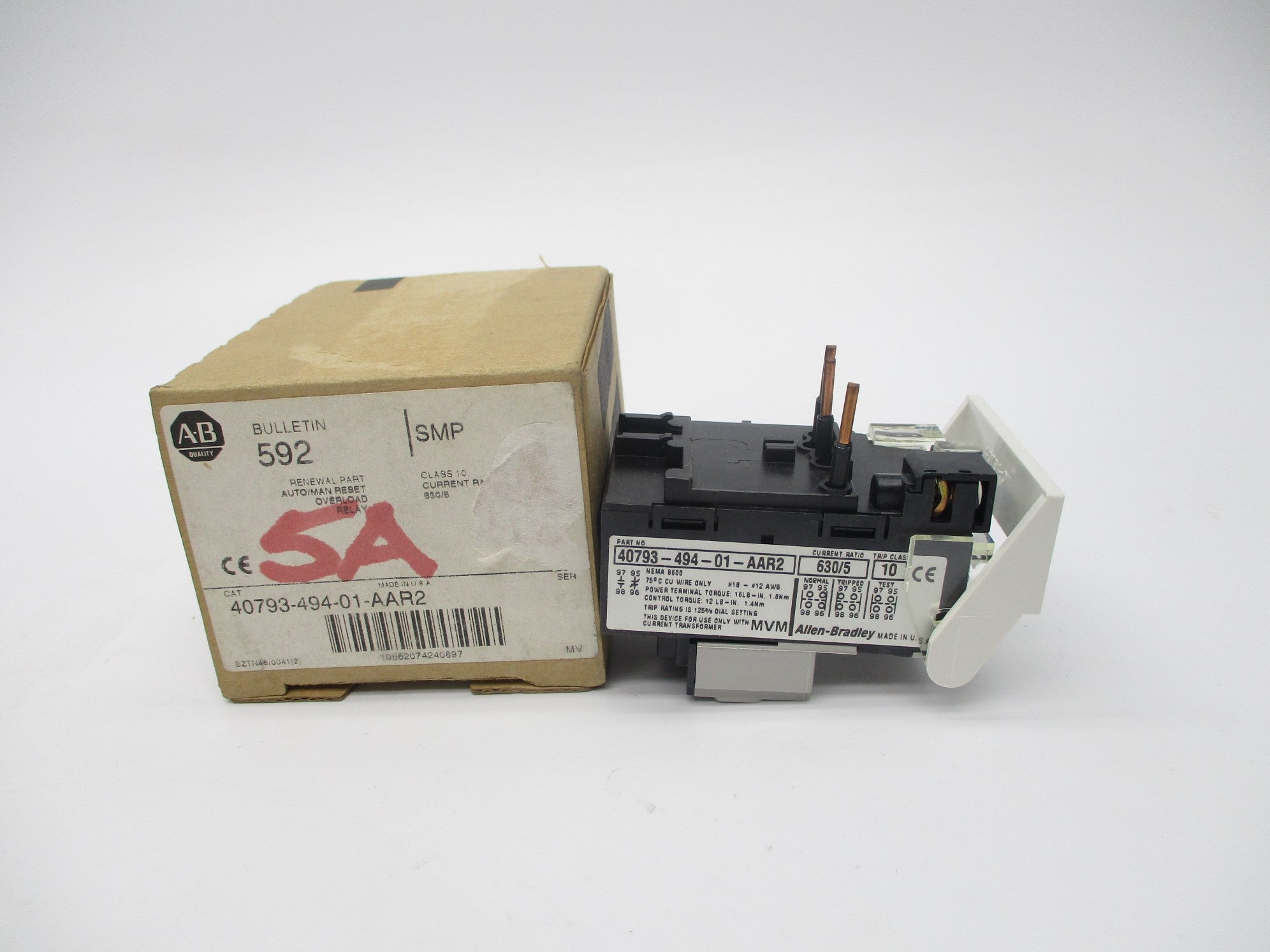 ALLEN BRADLEY 40793-494-01-AAR2 (BR/WH) NSMP