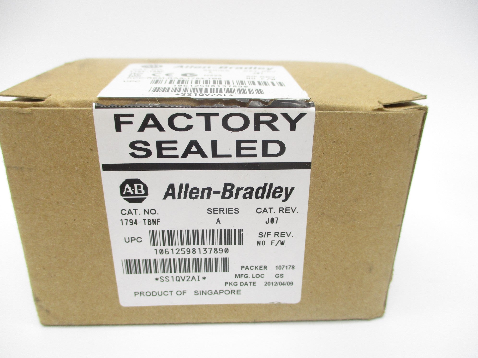 ALLEN BRADLEY 1794-TBNF SER. A (WH) NSMP