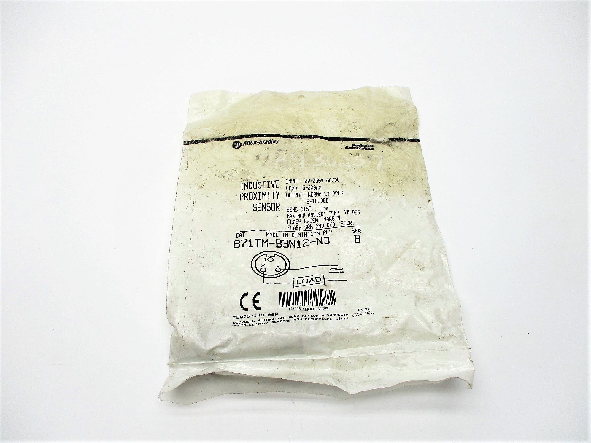 ALLEN BRADLEY 871TM-B3N12-N3 SER. B NSMP