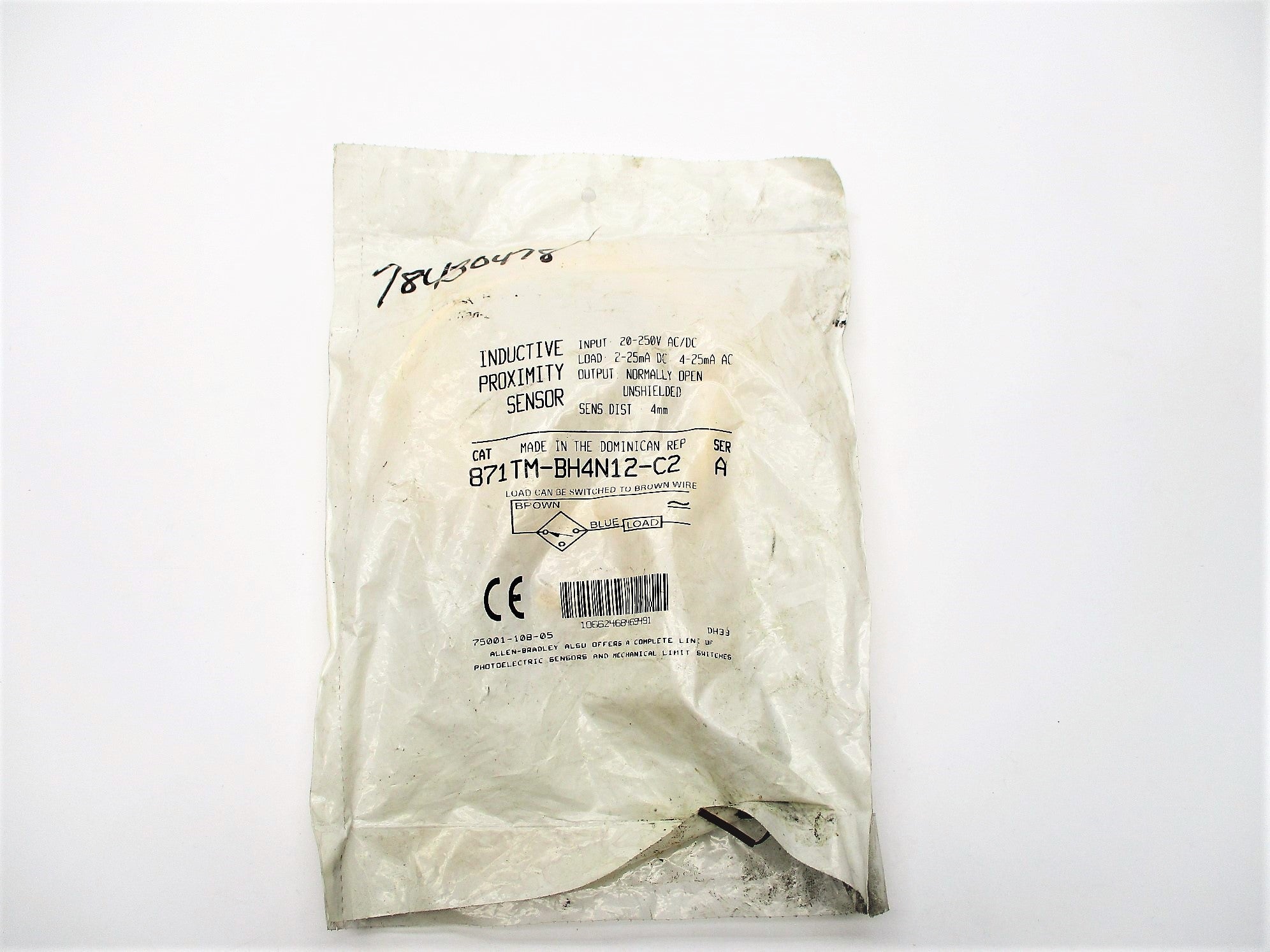 ALLEN BRADLEY 871TM-BH4N12-C2 SER. A NSMP