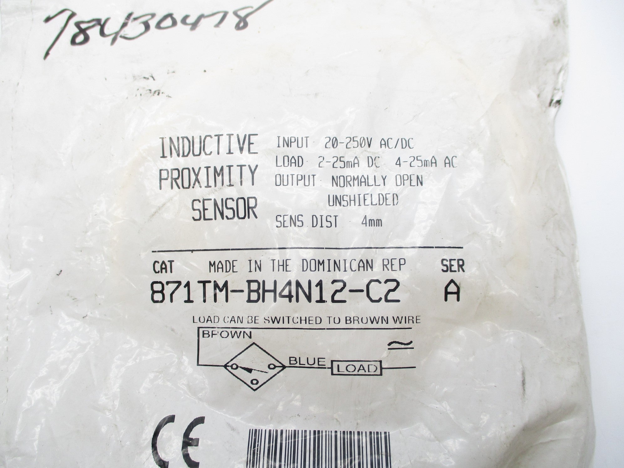 ALLEN BRADLEY 871TM-BH4N12-C2 SER. A NSMP