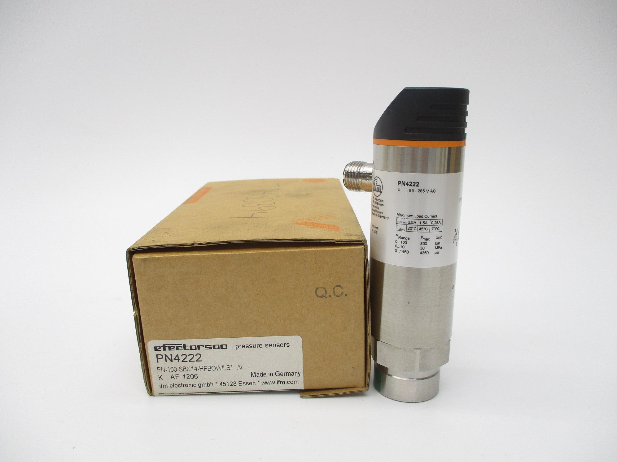 IFM EFECTOR PN4222 PN-100-SBN14-HFBOW/LS//V 85-265VAC NSMP