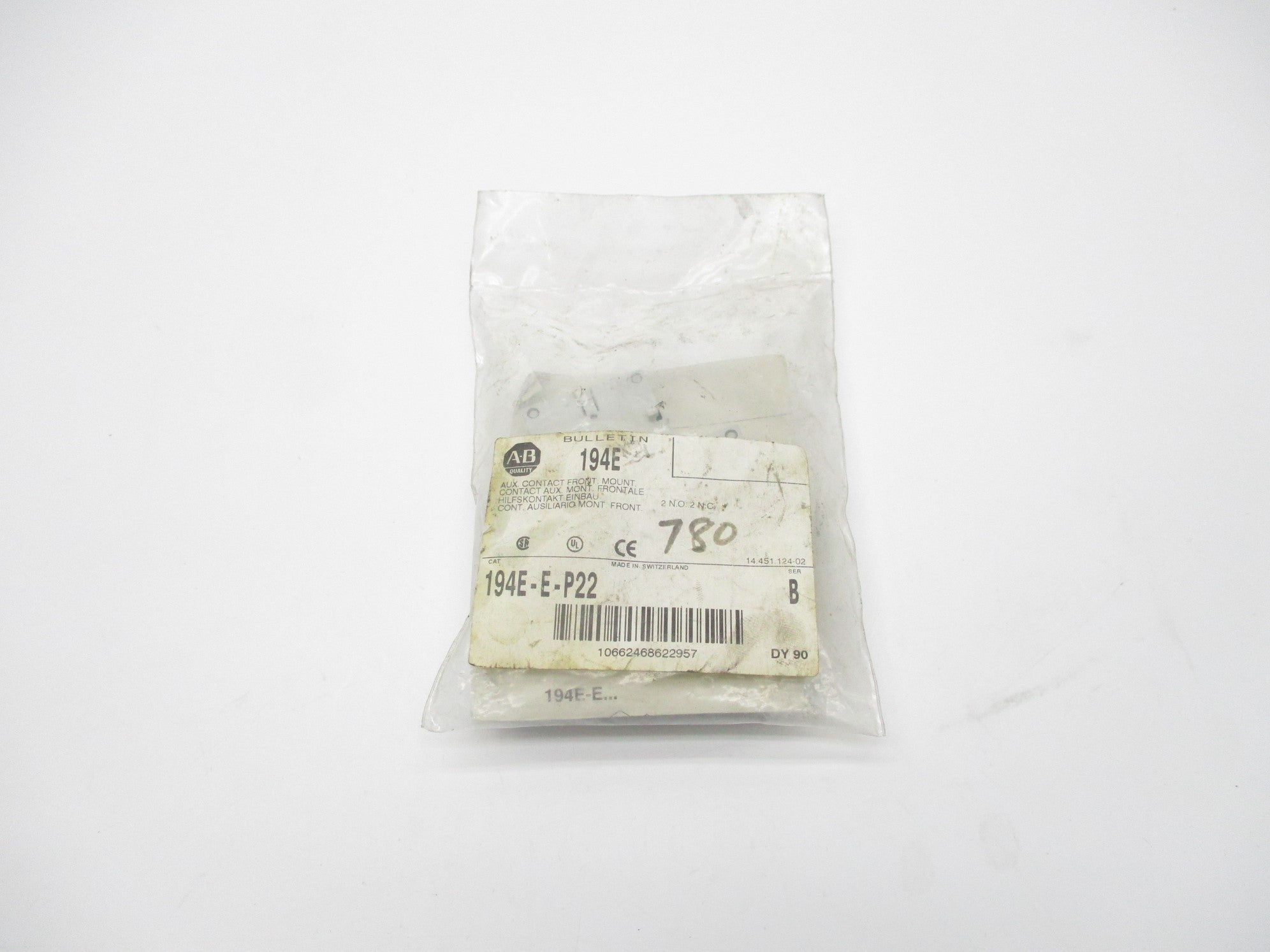 ALLEN BRADLEY 194E-E-P22 SER. B NSMP