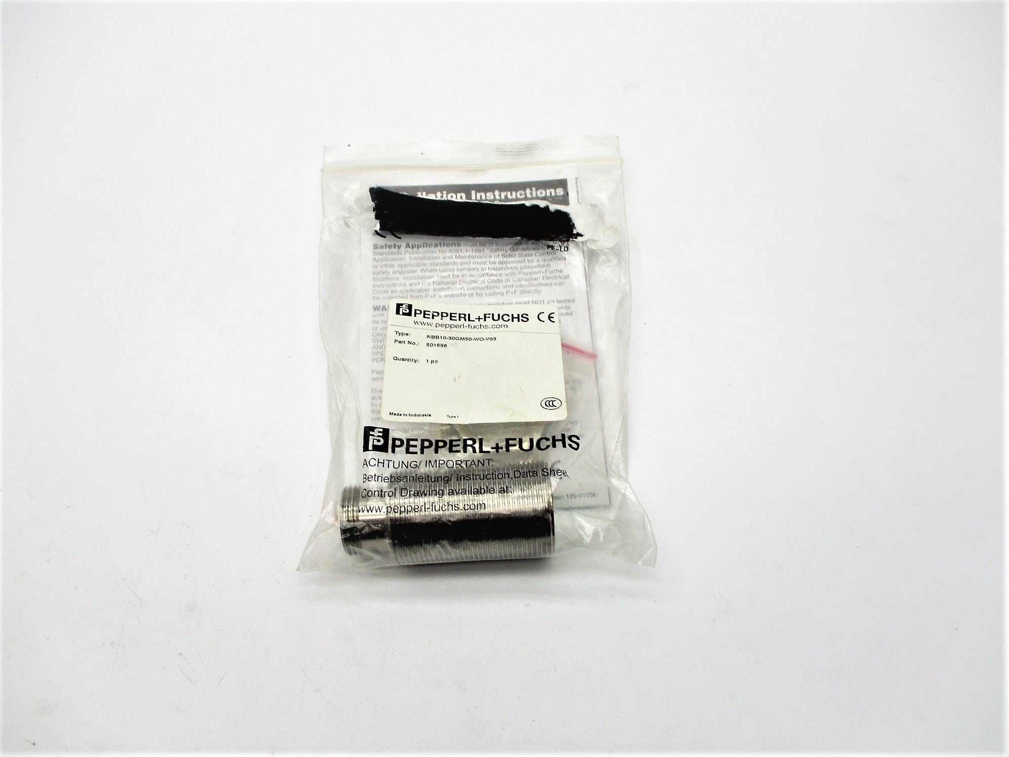 PEPPERL+FUCHS NBB10-30GM50-WO-V93 NSMP