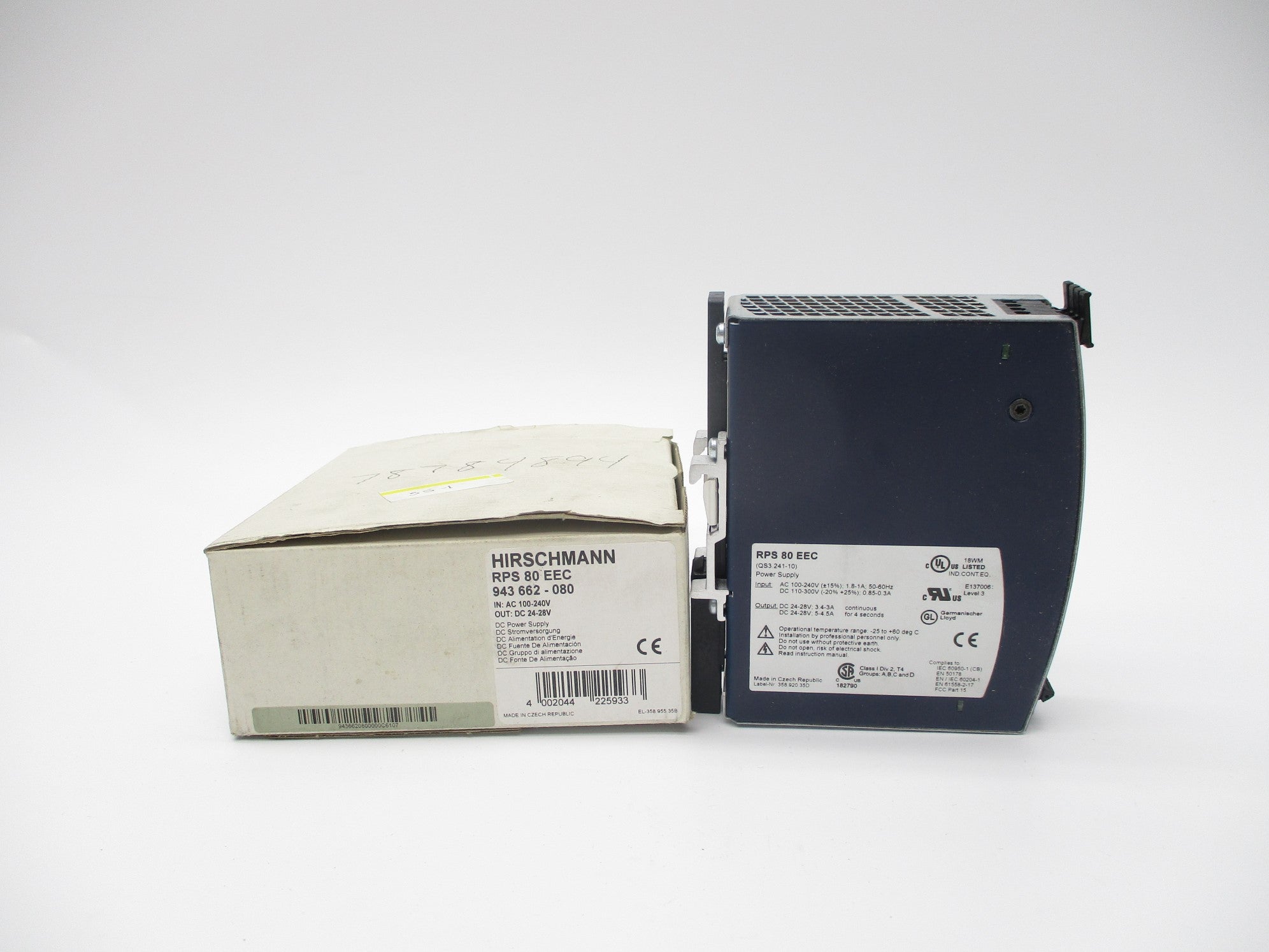 HIRSCHMANN RPS80EEC 943662-080 NSMP