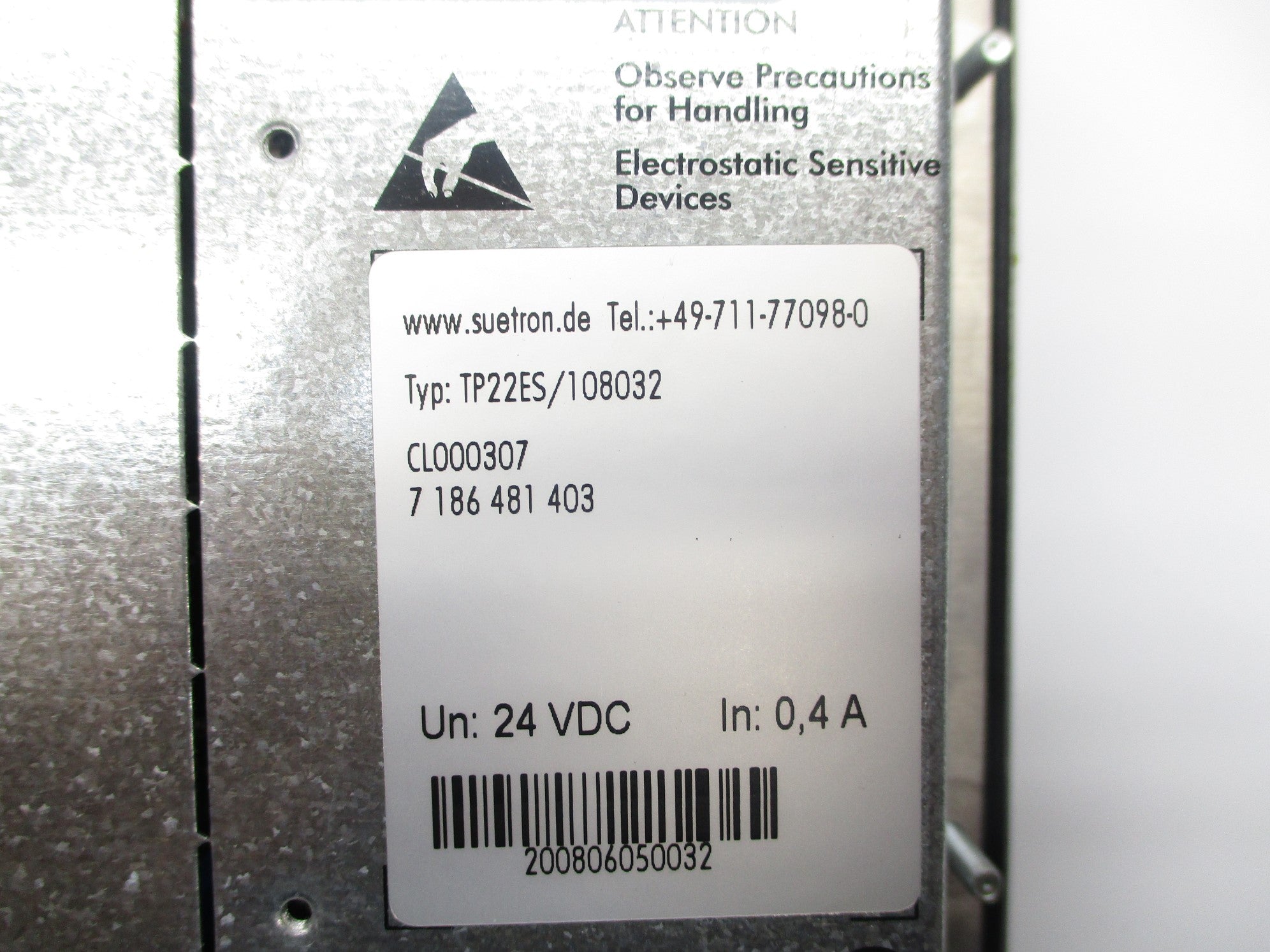 SUETRON TP22ES/108032 NSNP