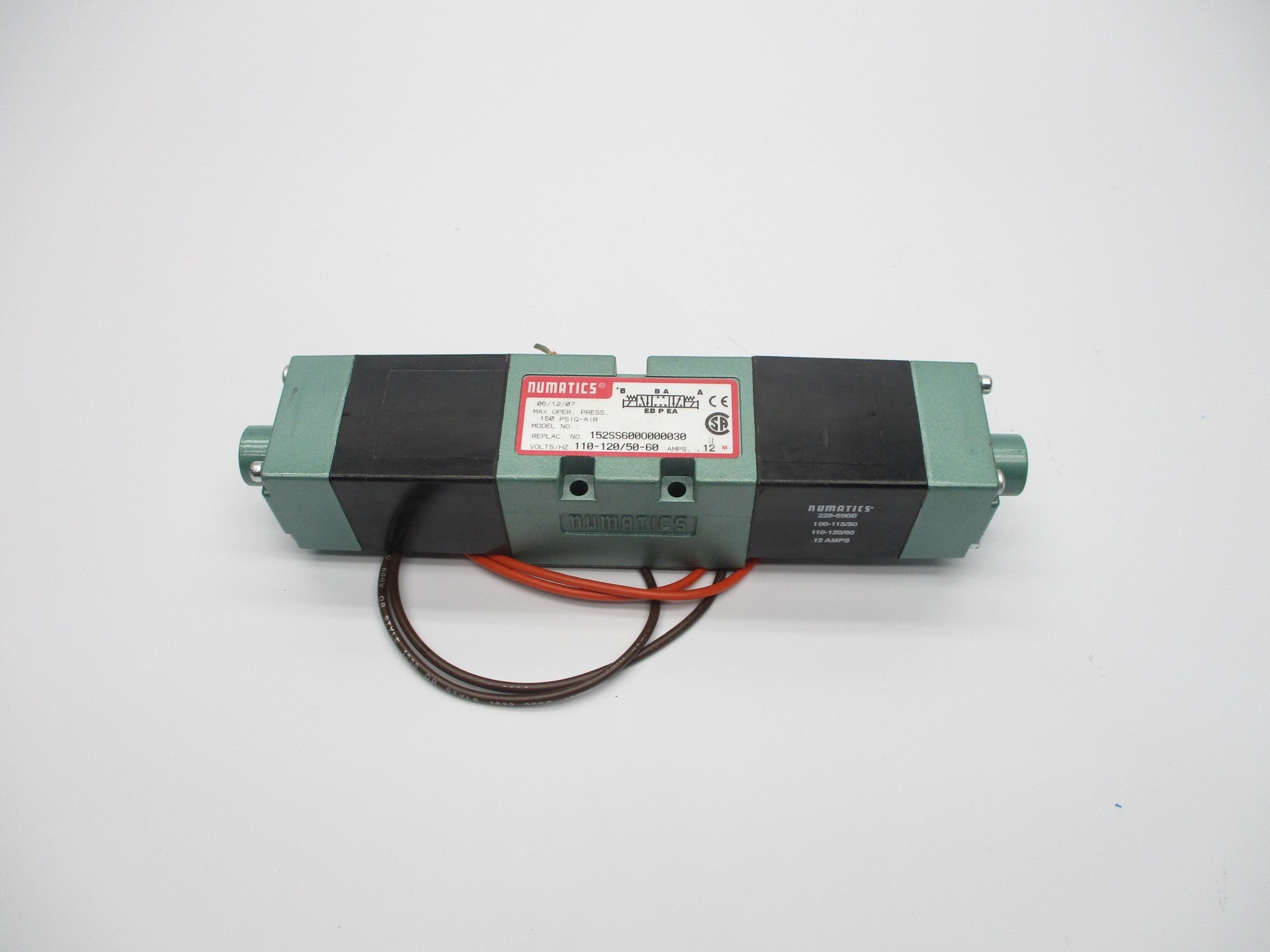NUMATICS 152SS600O000030 110-120V NSNP