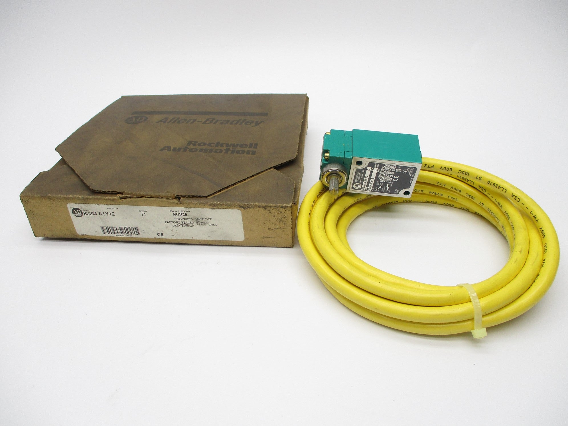 ALLEN BRADLEY 802M-A1Y12 SER. D (BR/WH) NSMP
