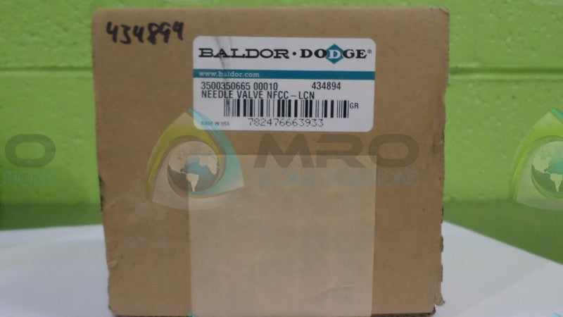 BALDOR 3500350665 NEEDLE VALVE  NSFS
