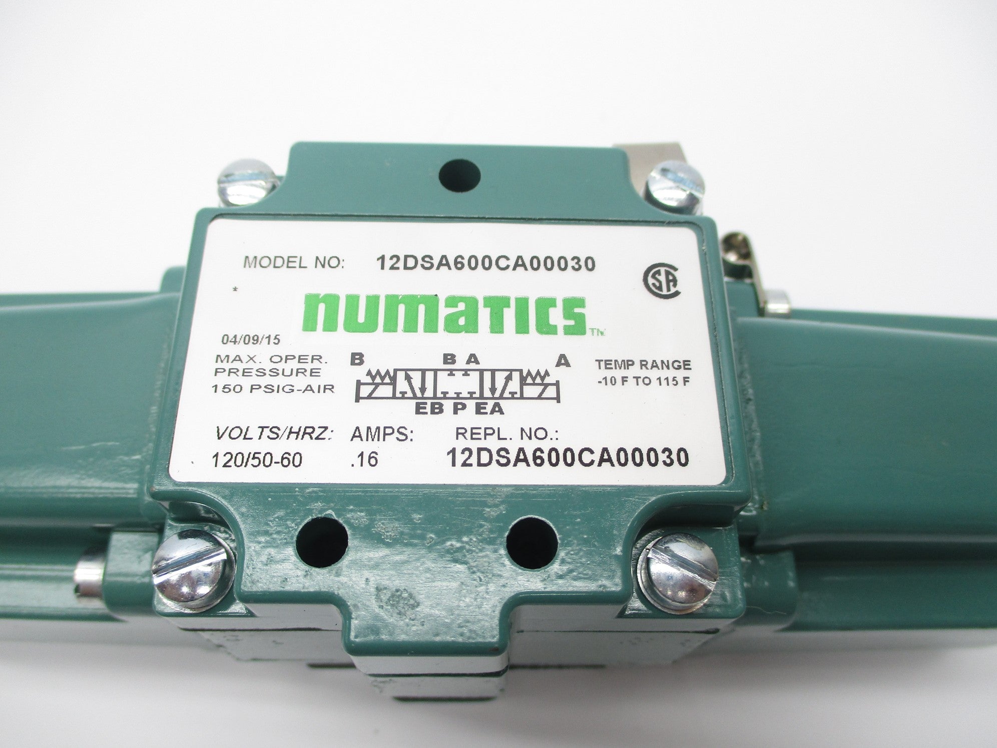 NUMATICS 12DSA600CA00030 NSNP