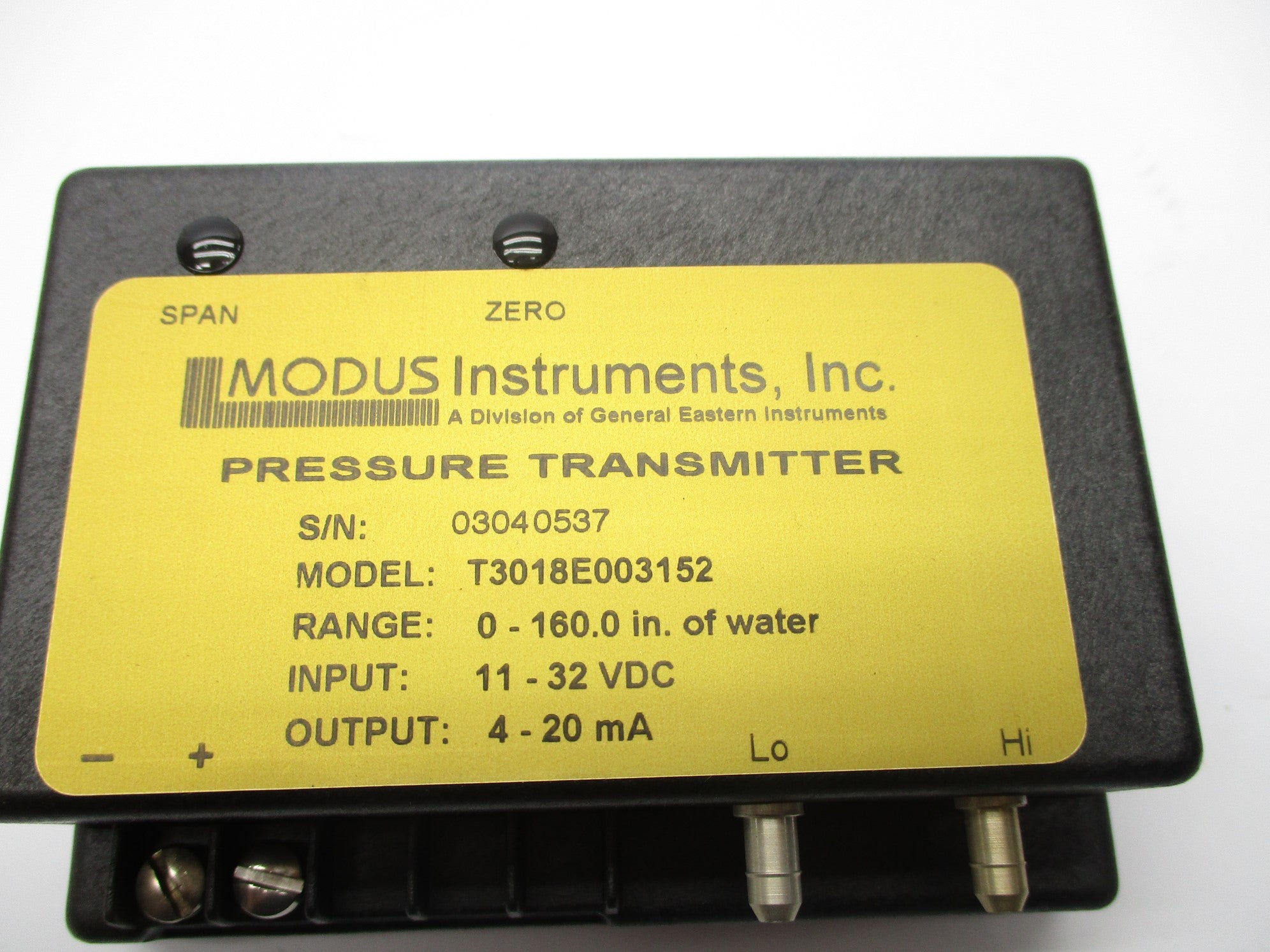 MODUS INSTRUMENTS T3018E003152 NSNP