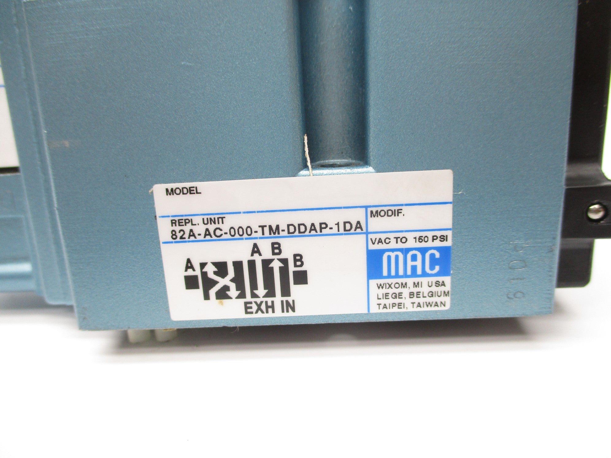 MAC 82A-AC-000-TM-DDAP-1DA 24V 160PSI NSNP