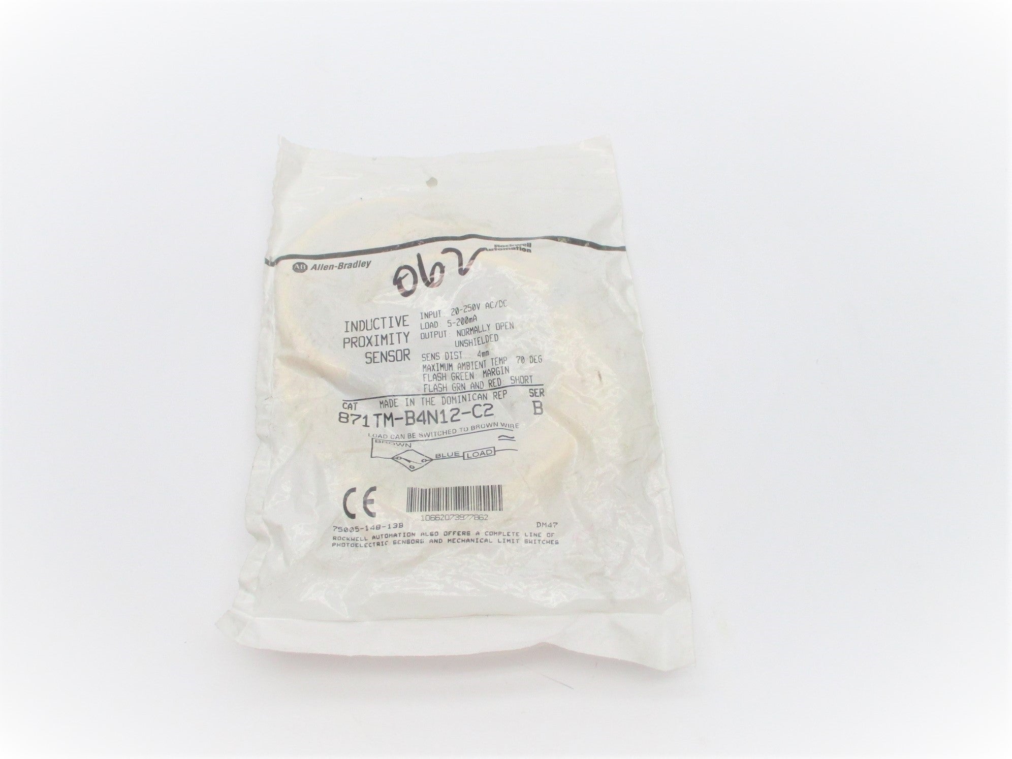 ALLEN BRADLEY 871TM-B4N12-C2 SER. B NSMP