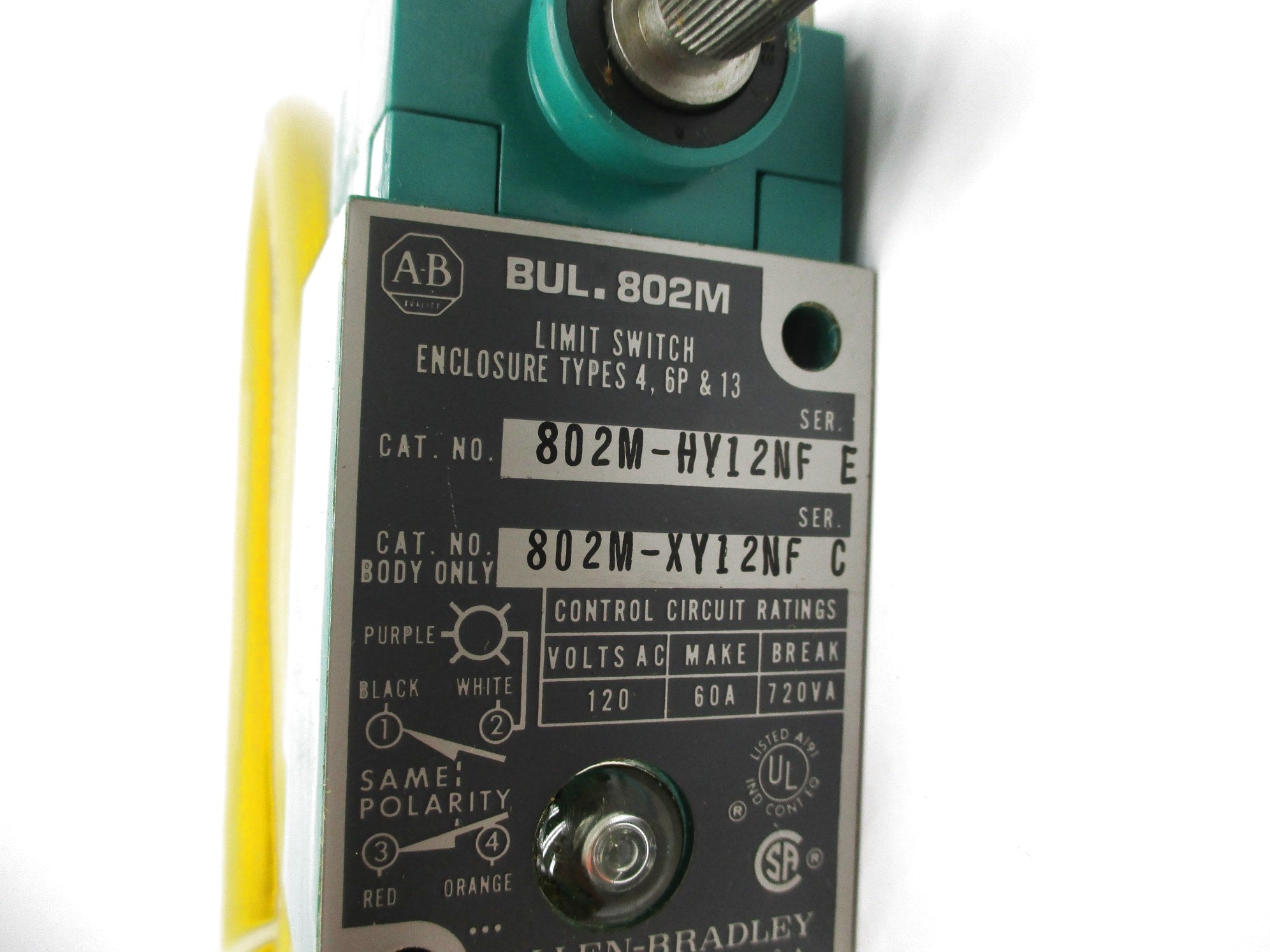 INDUSTRIAL SPARE PART 802M-HY12NF SER. E NSNP