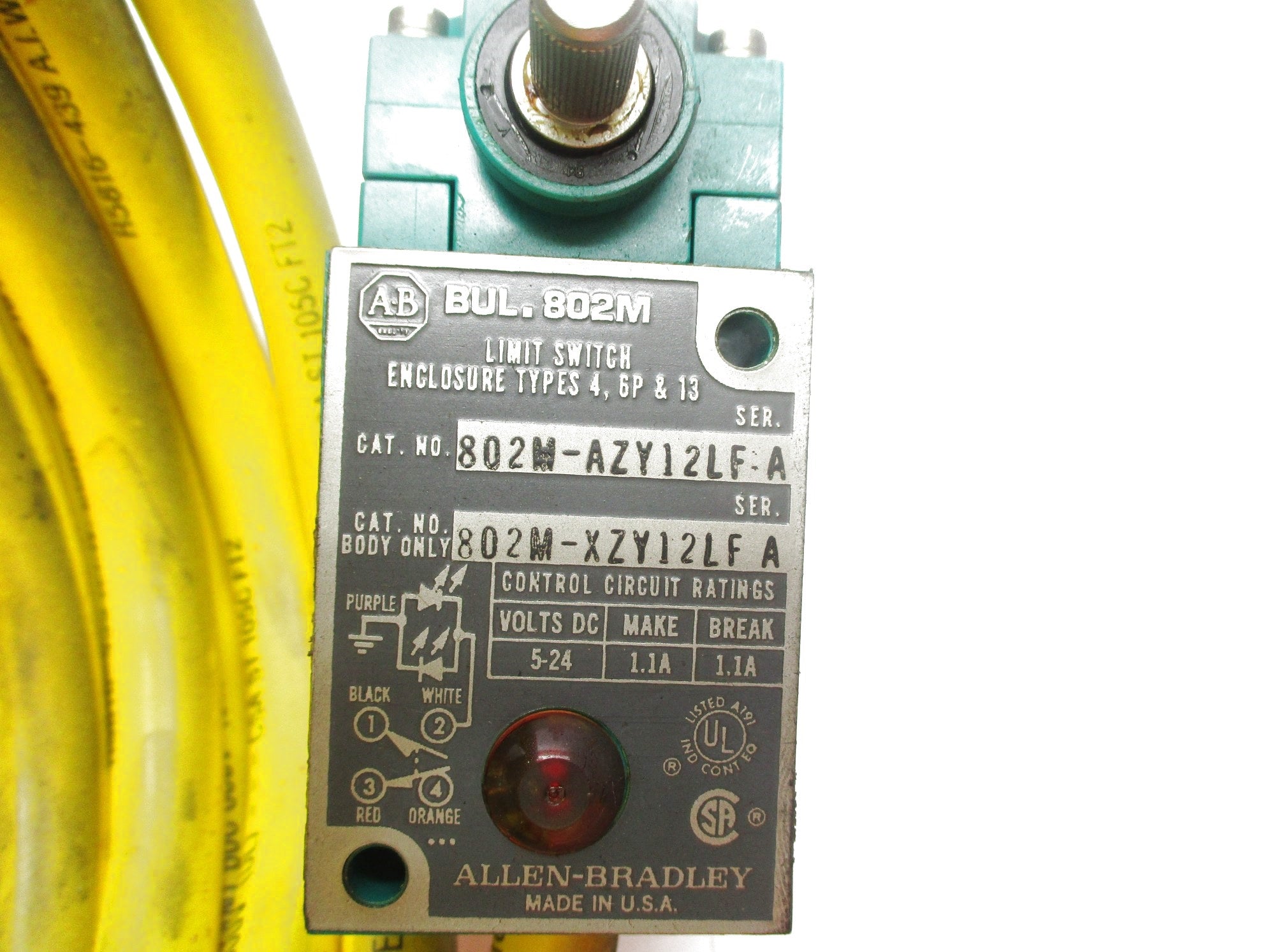 INDUSTRIAL SPARE PART 802M-AZY12LF SER. A NSNP