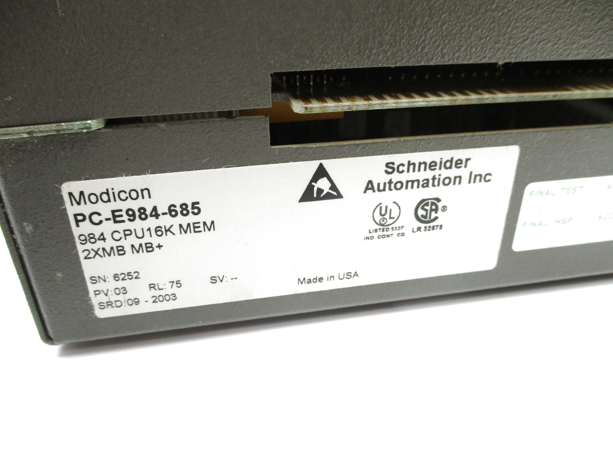 SCHNEIDER AUTOMATION PC-E984-685 NSNP