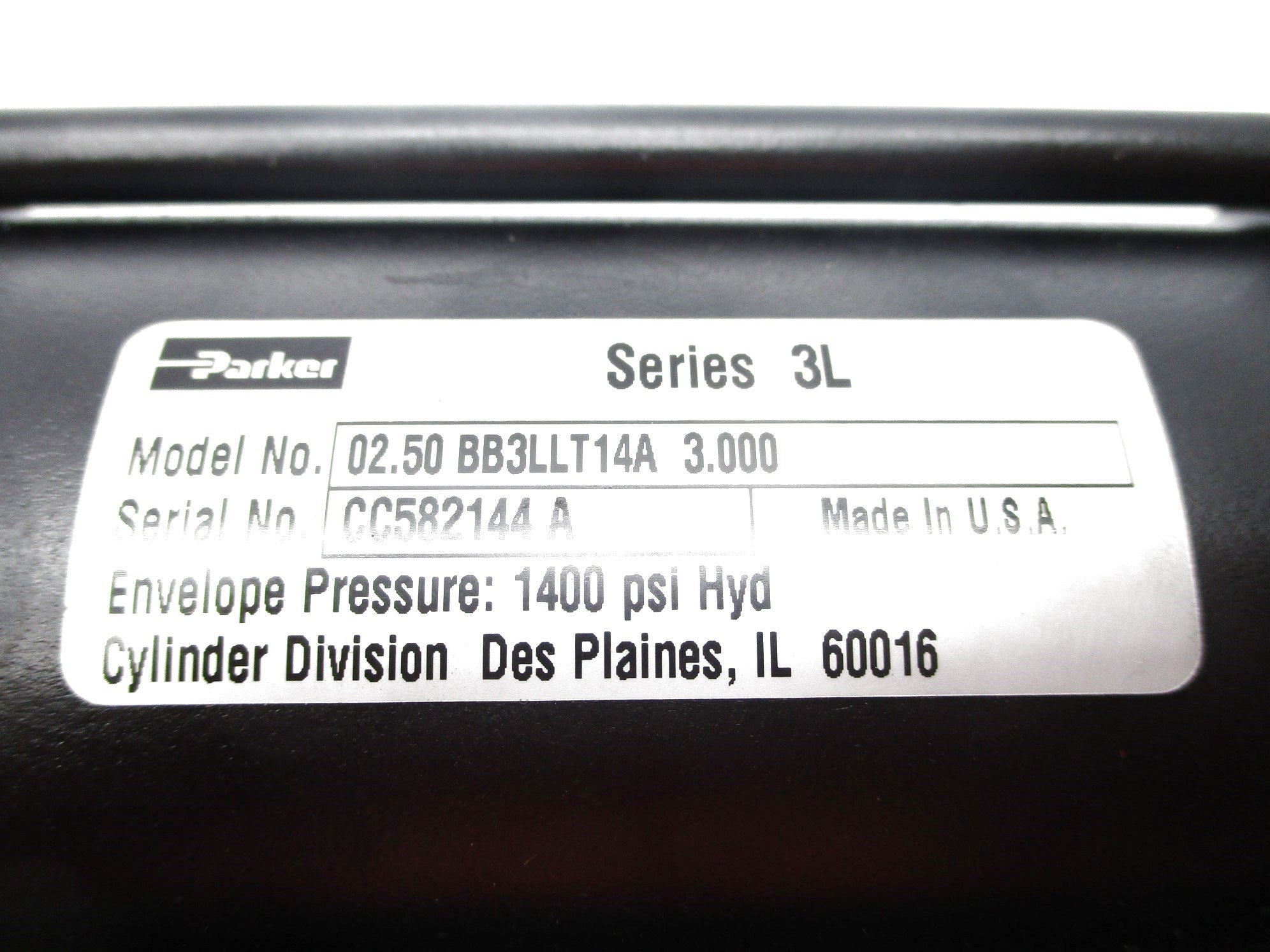 PARKER 02.50BB3LLT14A3.000 NSNP