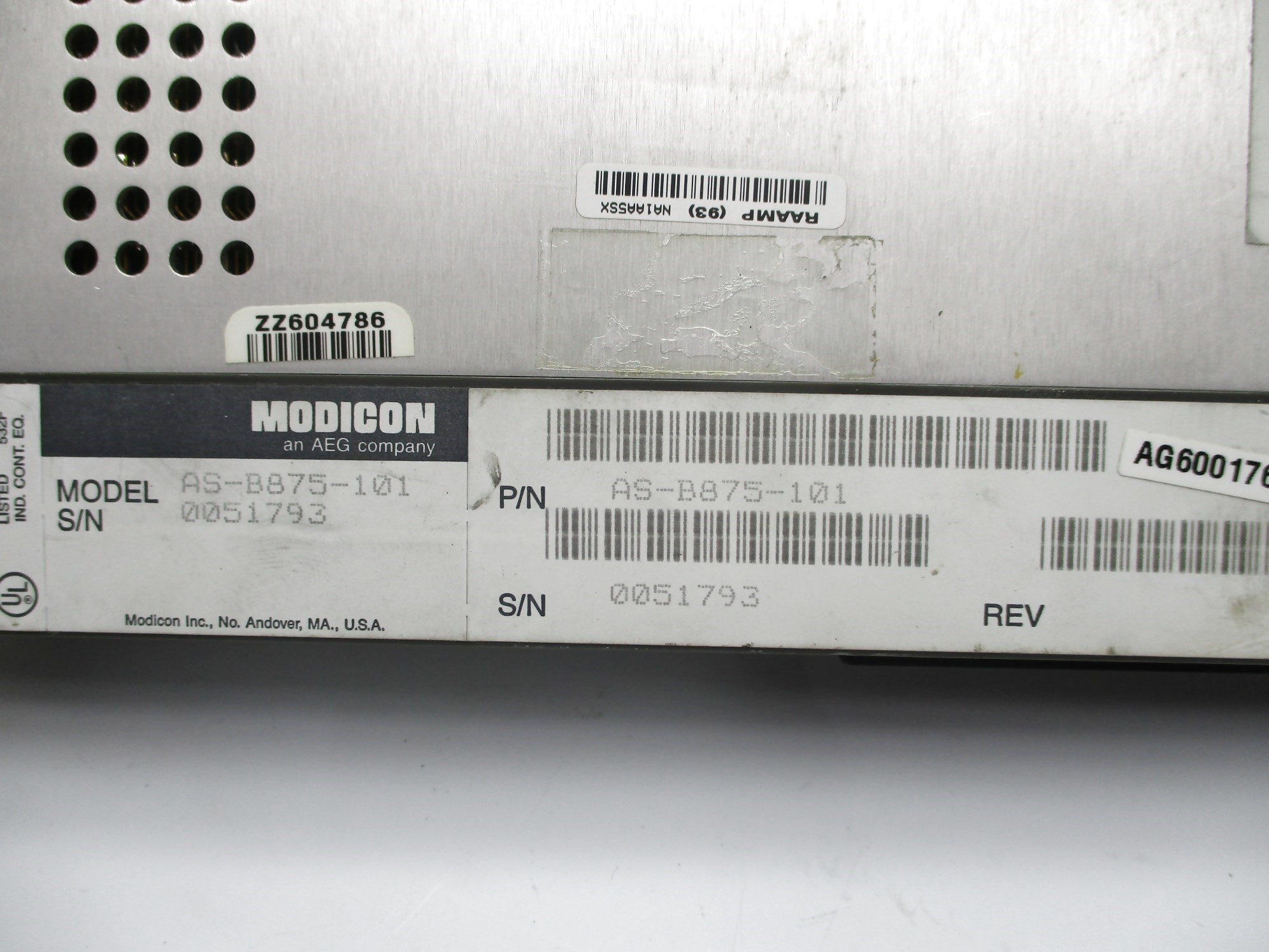 MODICON AS-B875-101 UNMP