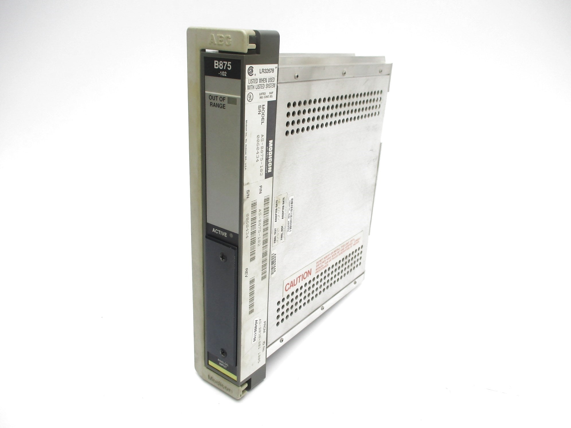 SCHNEIDER AUTOMATION AS-B875-102 UNMP