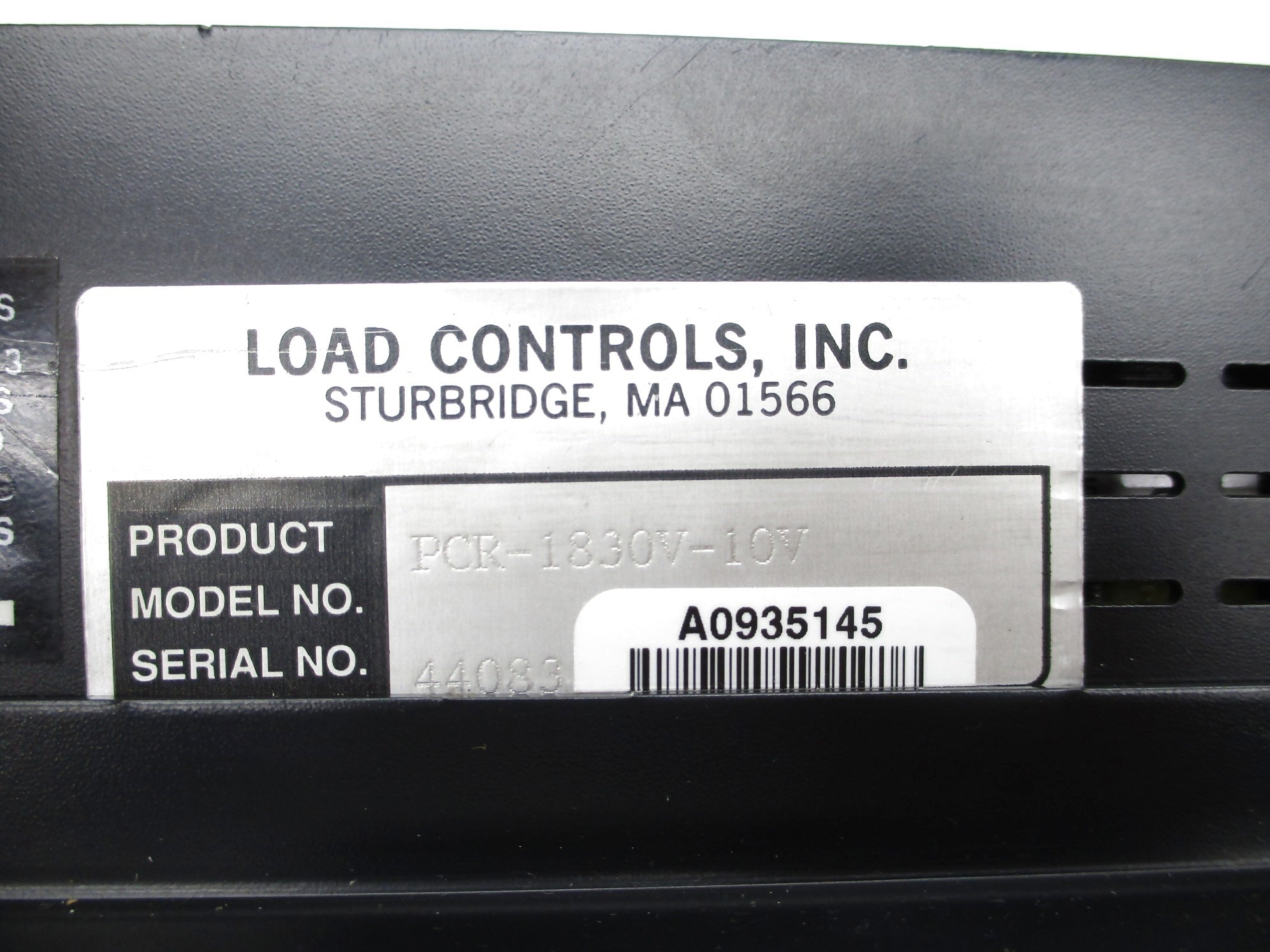 LOAD CONTROLS PCR-1830V-10V UNMP