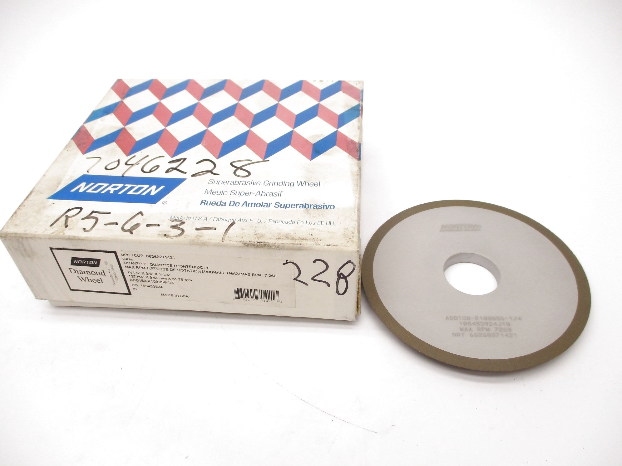 NORTON ASD150-R100B56-1/4 NSMP