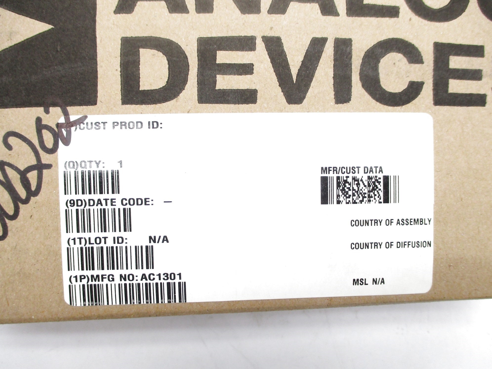 ANALOG DEVICES AC1301 NSFS