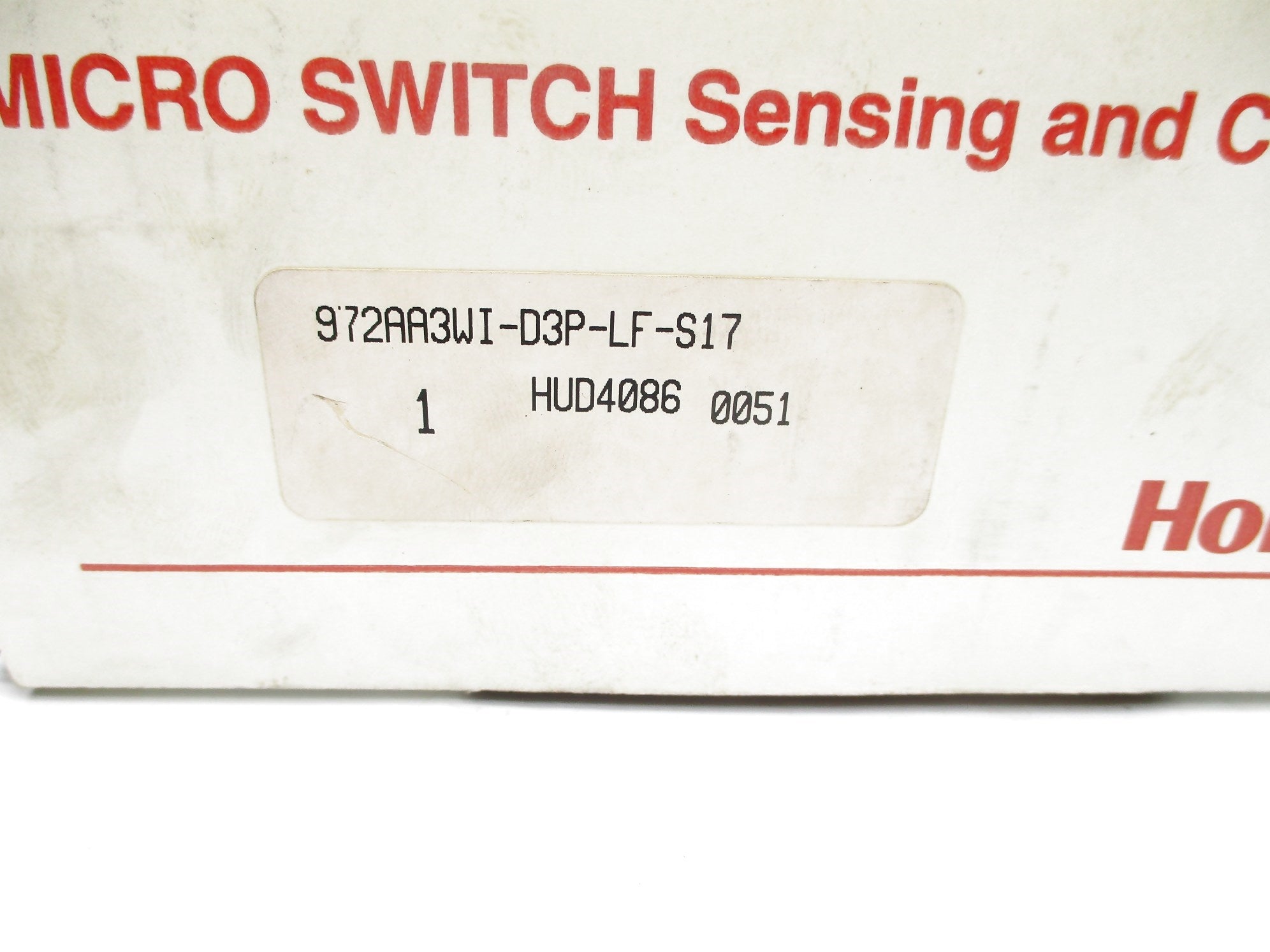 HONEYWELL 972AA3WI-D3P-LF-S17 NSMP