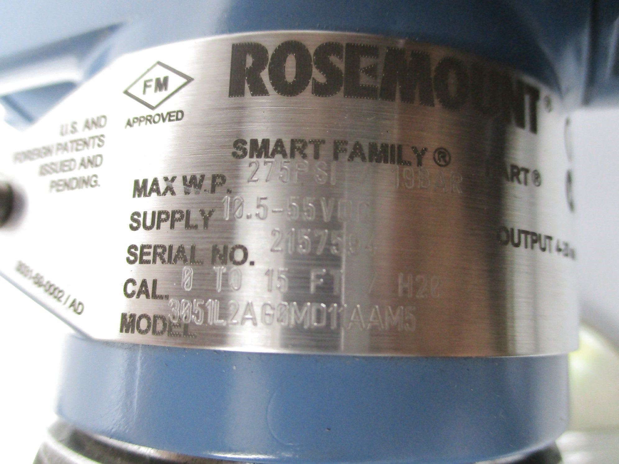 ROSEMOUNT 3051L2AG0MD11AAM5 NSNP