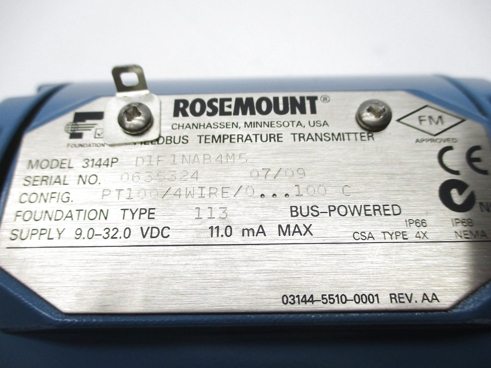 ROSEMOUNT 3144PD1F1NAB4M5 NSNP