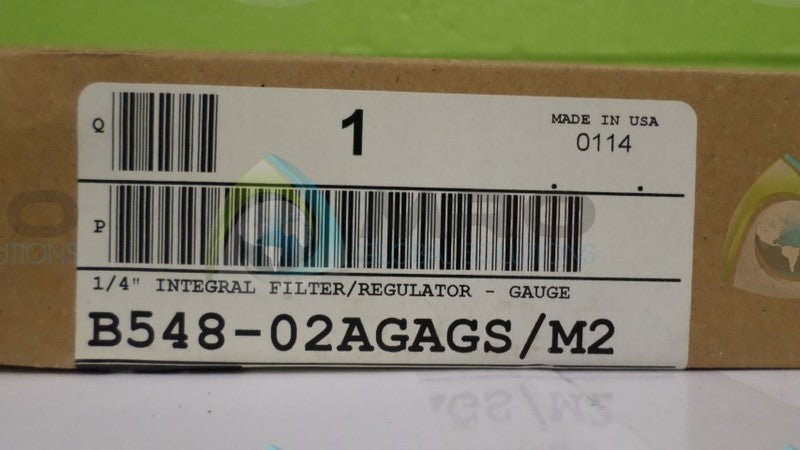 PARKER B548-02AGAGS/M2 FILTER/REGULATOR *NEW IN BOX*