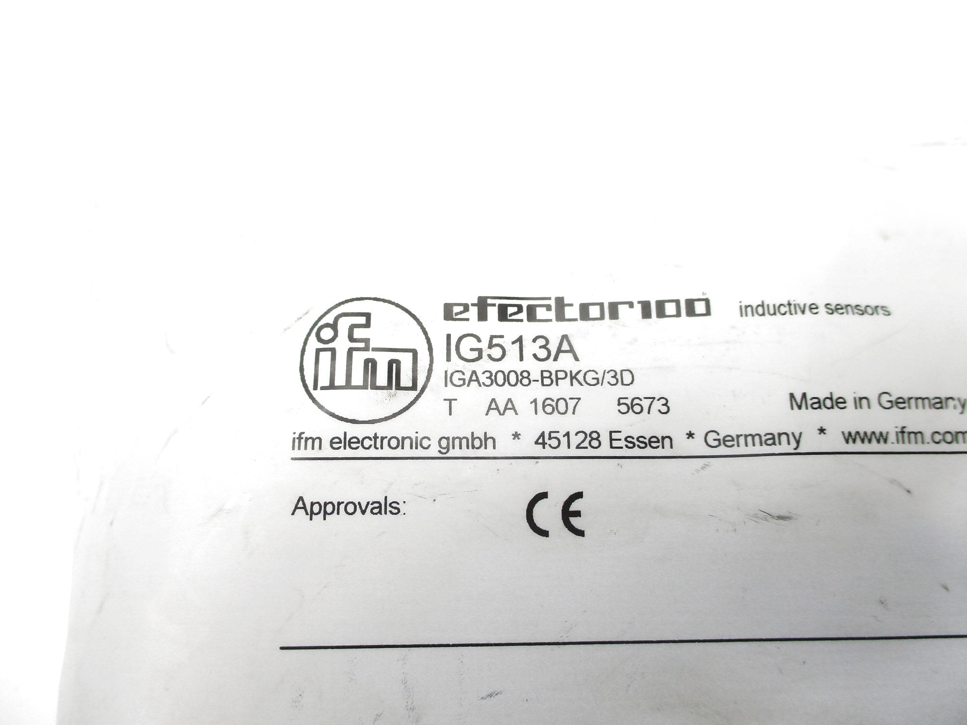 IFM EFECTOR IG513A NSMP