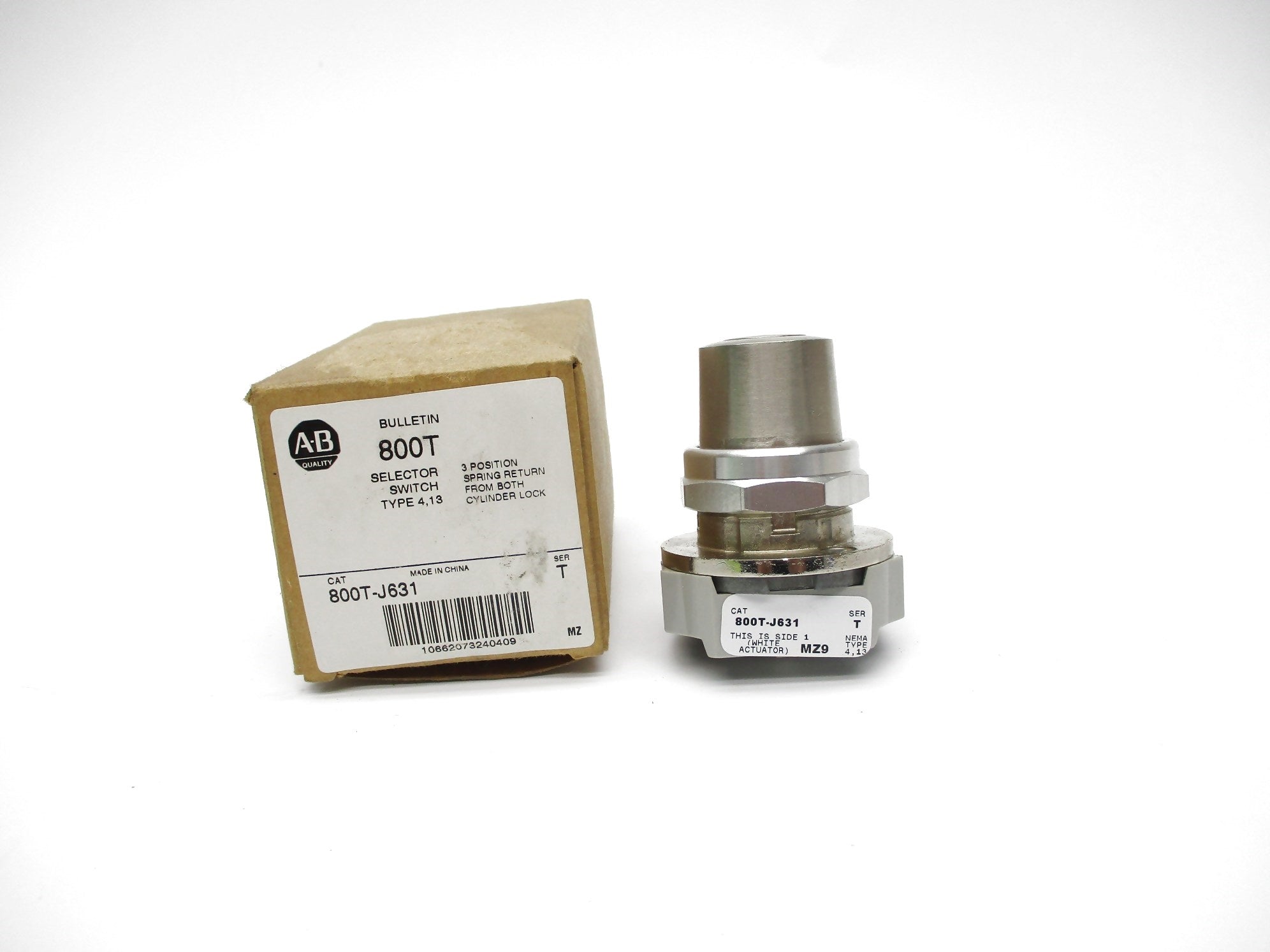 ALLEN BRADLEY 800T-J631 SER. T (W/O KEY) (BR/WH) NSMP