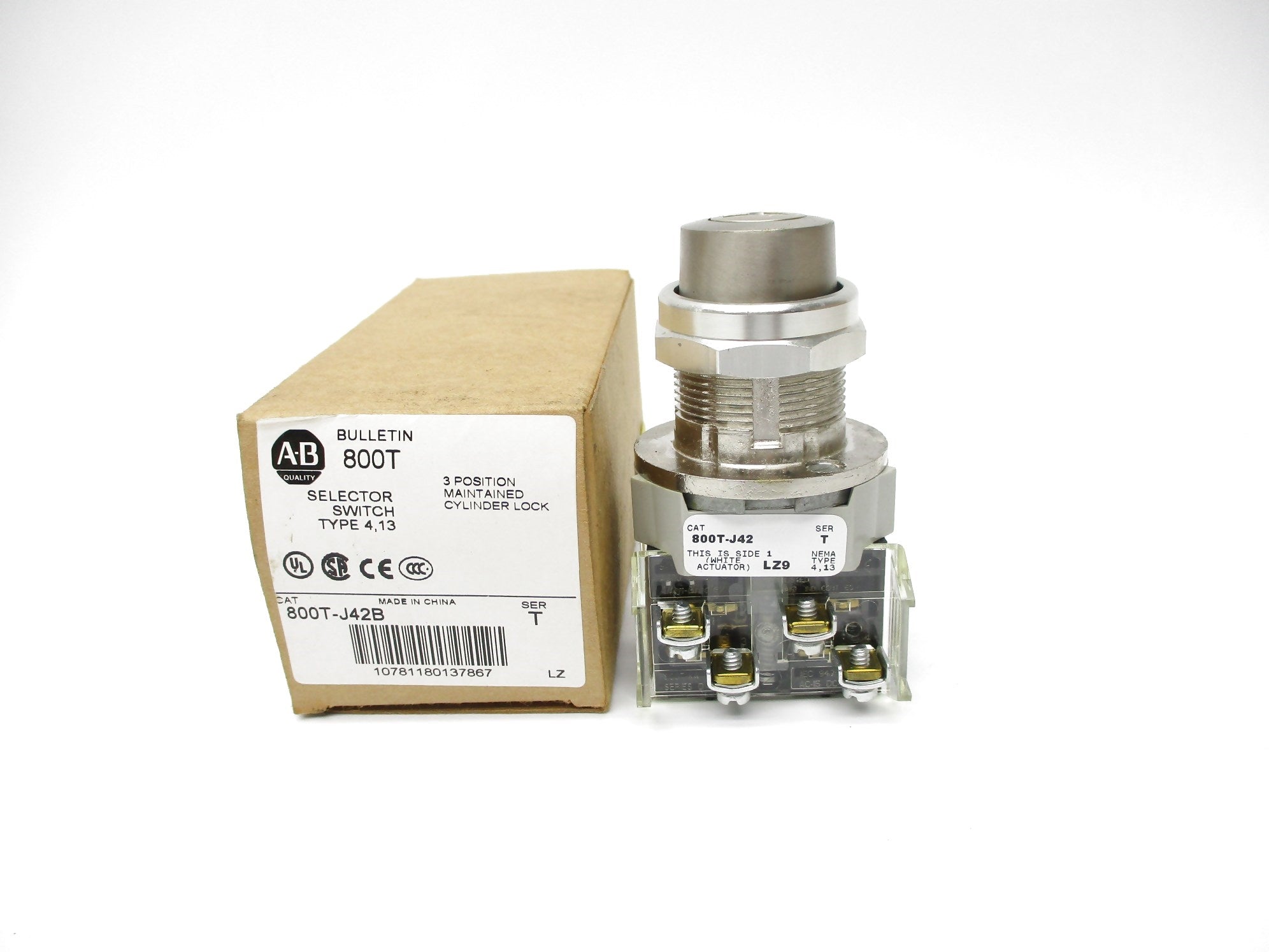 INDUSTRIAL SPARE PART 800T-J42B SER. T (W/O KEY) (BR/WH) NSMP