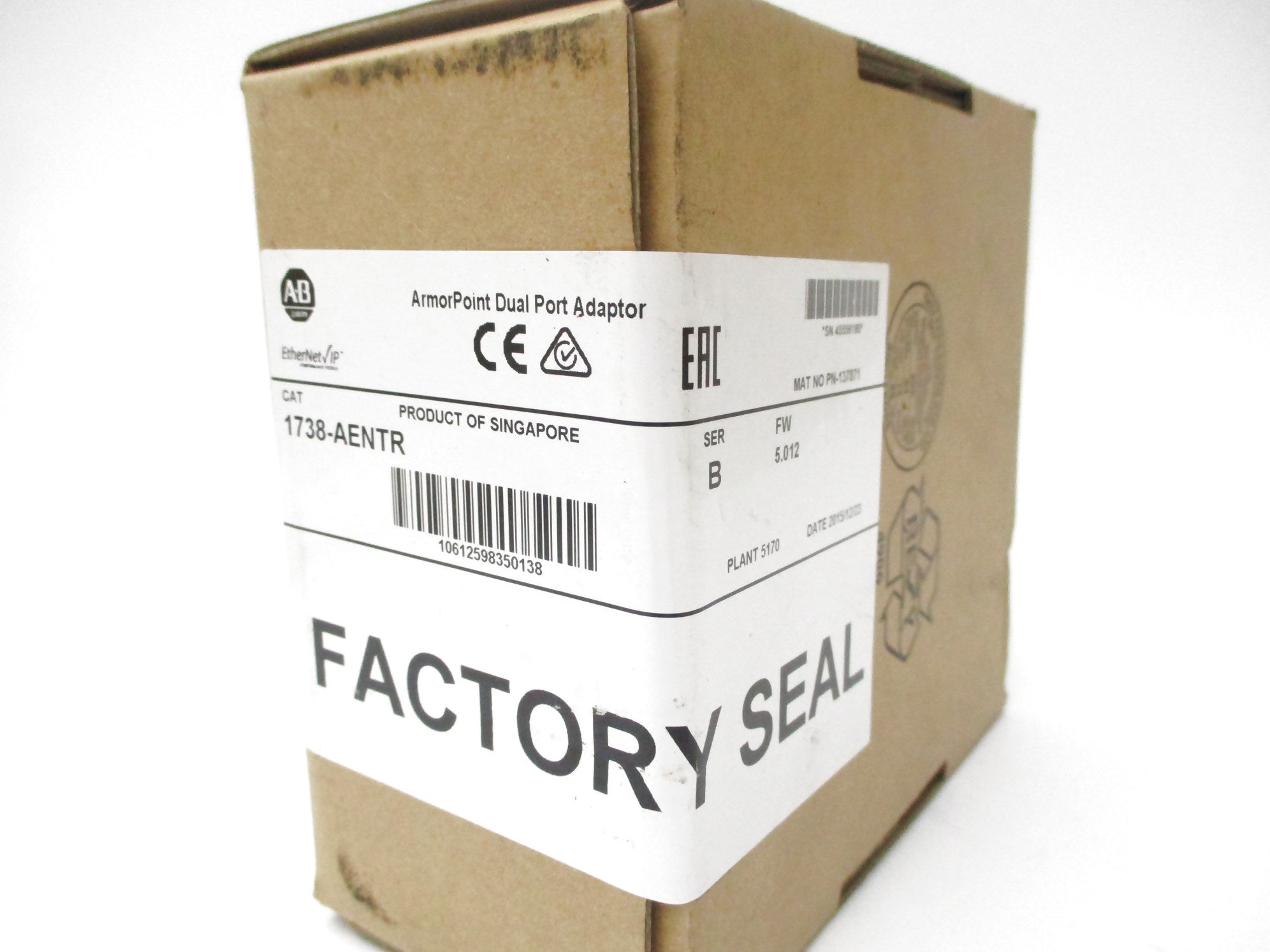 ALLEN BRADLEY 1738-AENTR SER. B F/W 5.012 DATE: 2015 NSFS