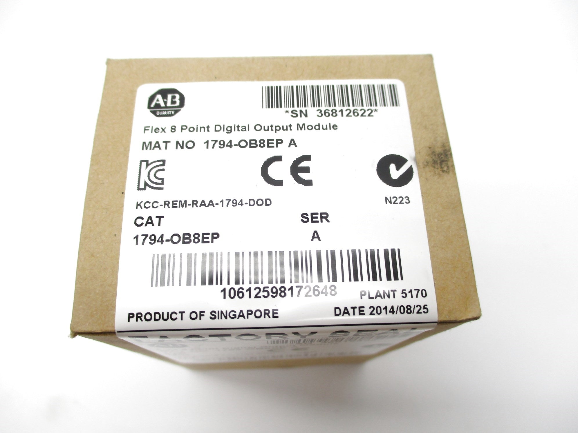 ALLEN BRADLEY 1794-OB8EP SER. A DATE: 2014 NSFS