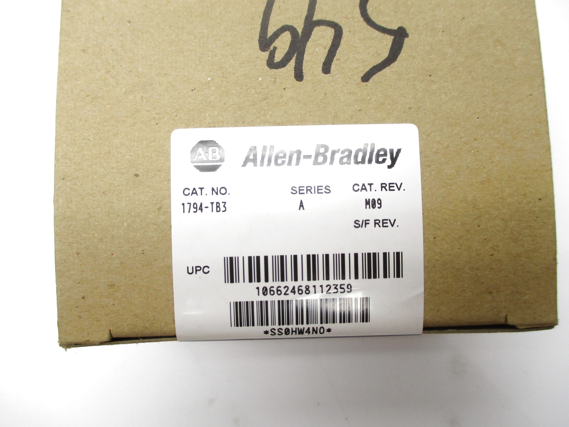 INDUSTRIAL SPARE PART 1794-TB3 SER. A DATE: 2008 NSFS