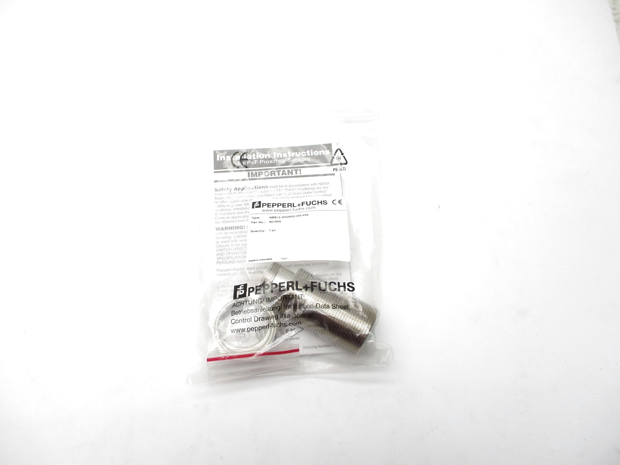 PEPPERL+FUCHS NBB15-30GM50-WS-V93 NSMP