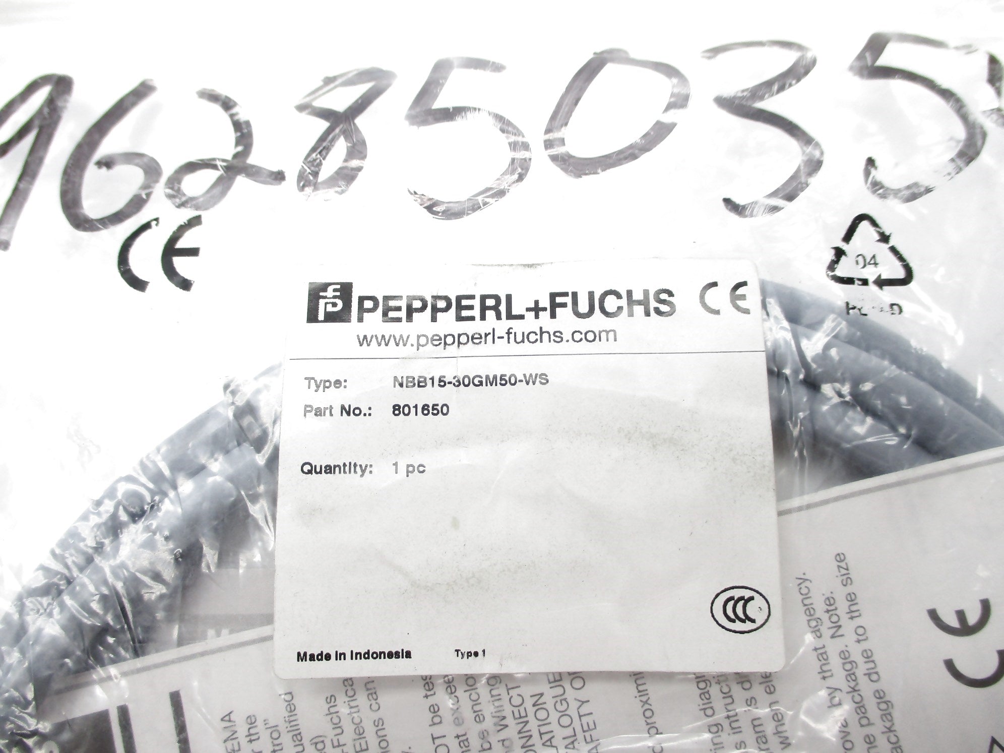 PEPPERL+FUCHS NBB15-30GM50-WS NSMP