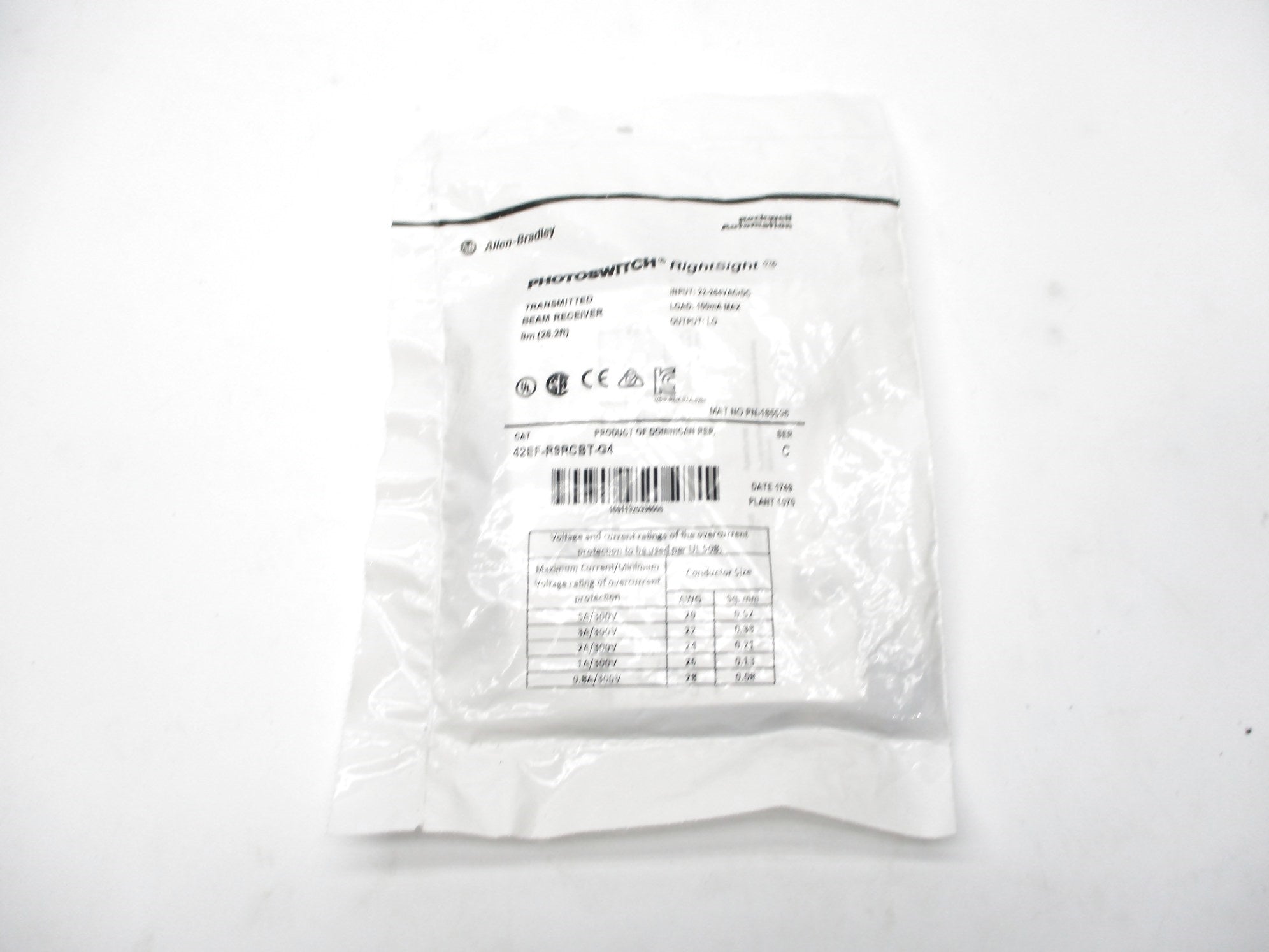 ALLEN BRADLEY 42EF-R9RCBT-G4 SER. C NSMP