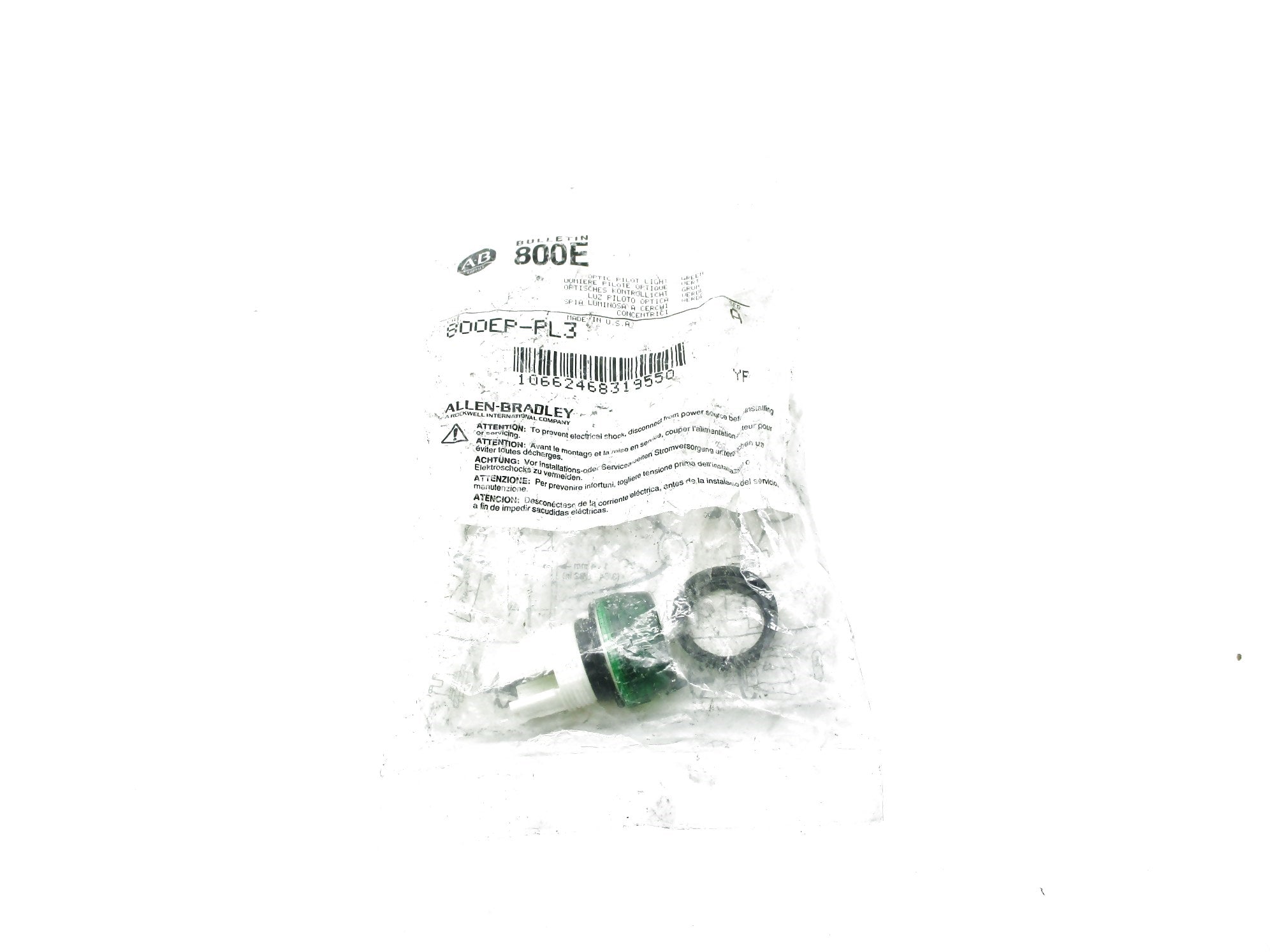 ALLEN BRADLEY 800EP-PL3 SER. A NSMP