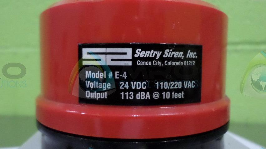 SENTRY SIREN INC. E-4 SIREN BUTTON *NEW NO BOX*
