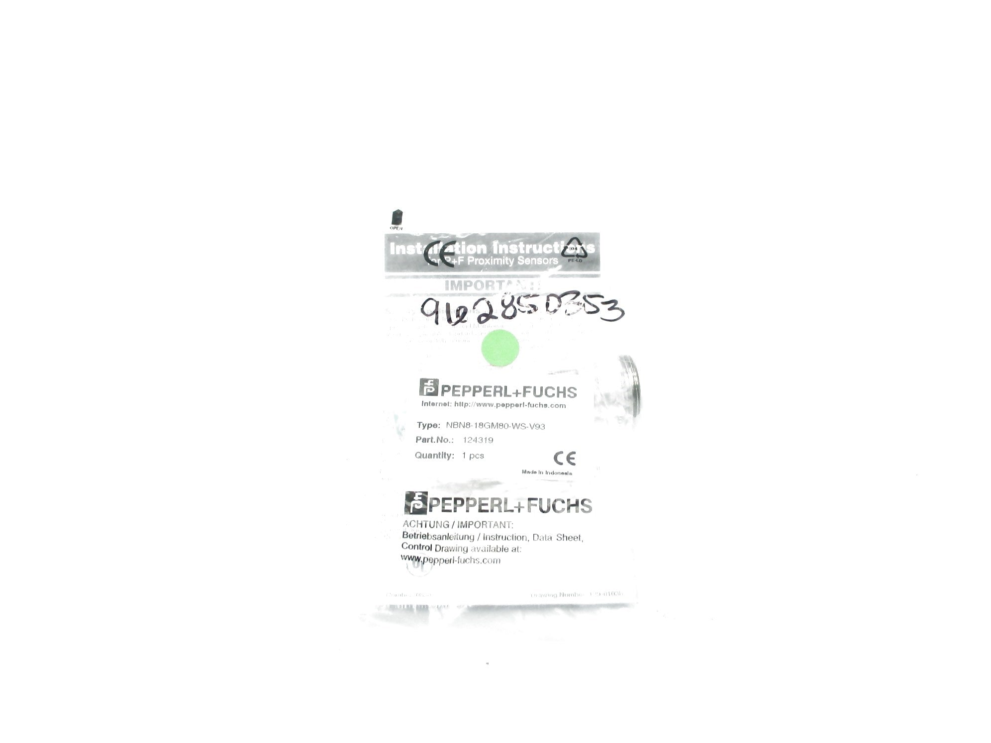 PEPPERL+FUCHS NBN8-18GM80-WS-V93 NSMP
