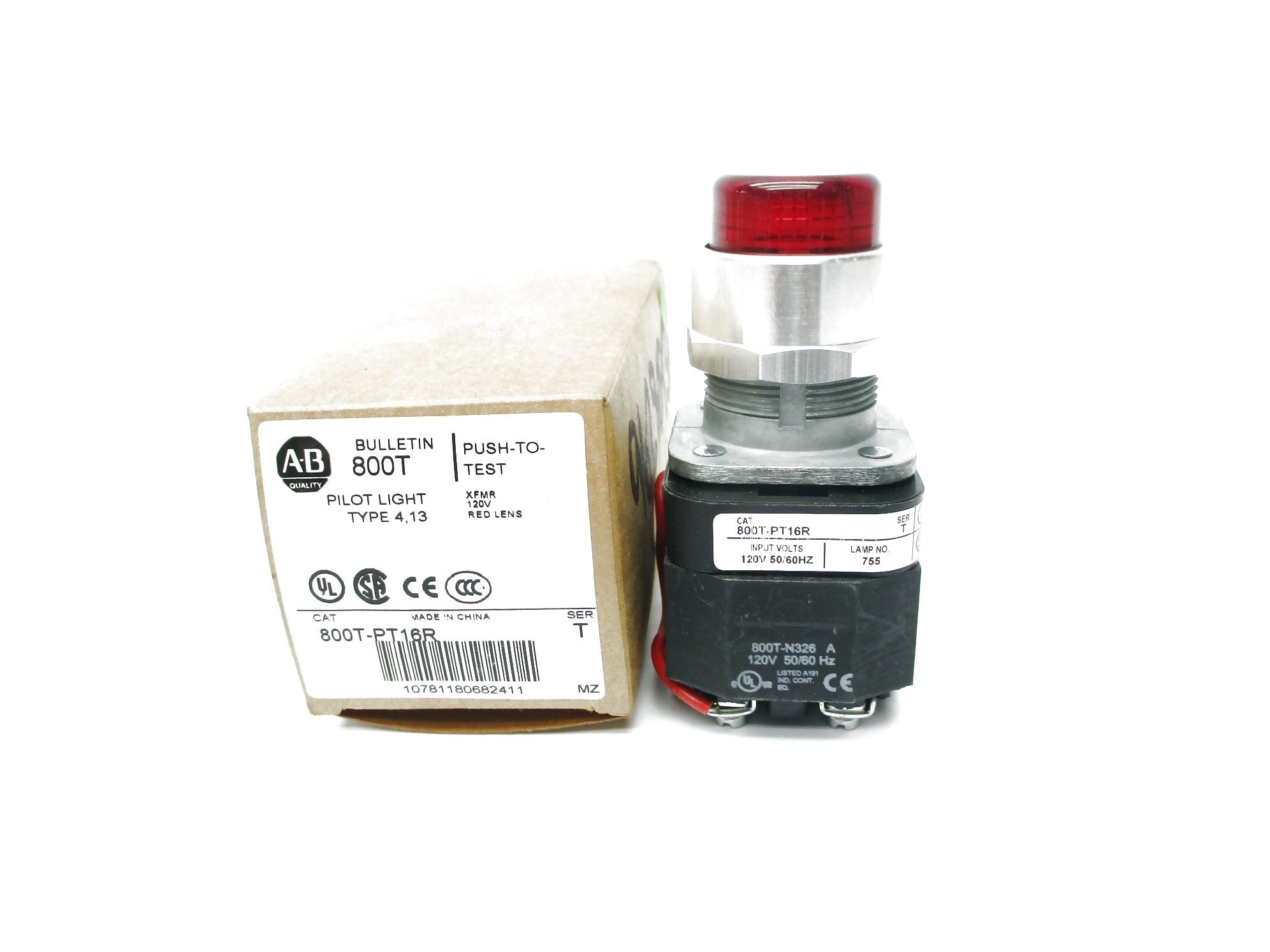 INDUSTRIAL SPARE PART 800T-PT16R SER. T 120V (BR/WH) NSMP
