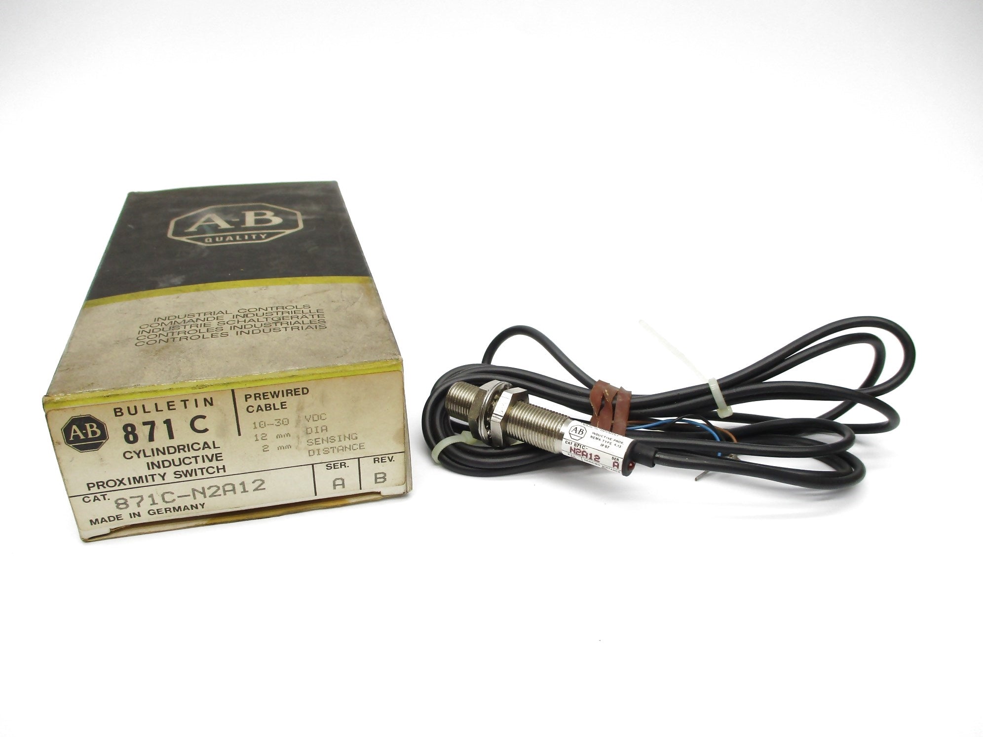 INDUSTRIAL SPARE PART 871C-N2A12 SER. A 10-30VDC (BK/YL) NSMP