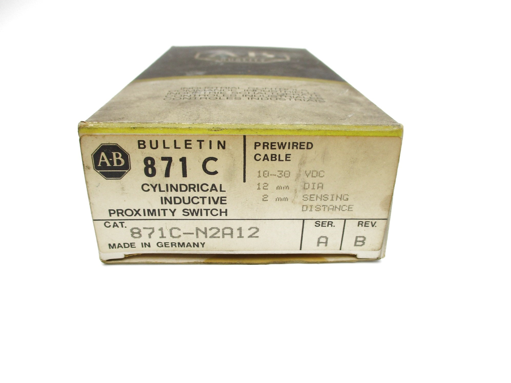 INDUSTRIAL SPARE PART 871C-N2A12 SER. A 10-30VDC (BK/YL) NSMP