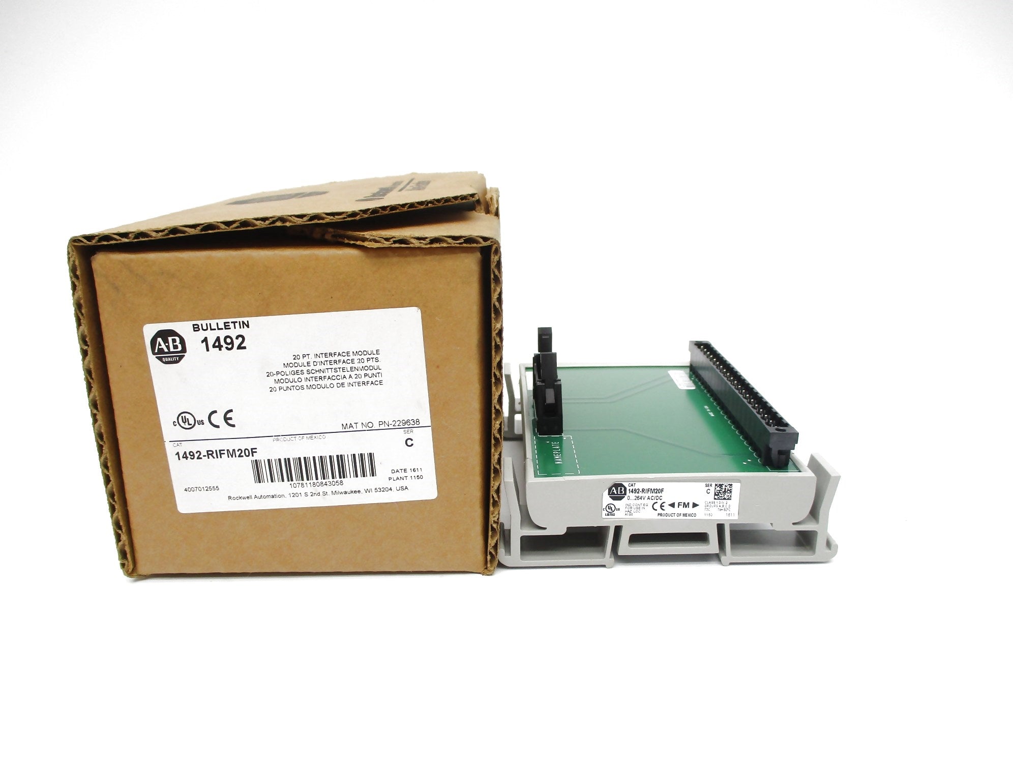 ALLEN BRADLEY 1492-RIFM20F SER. C (BR/WH) NSMP