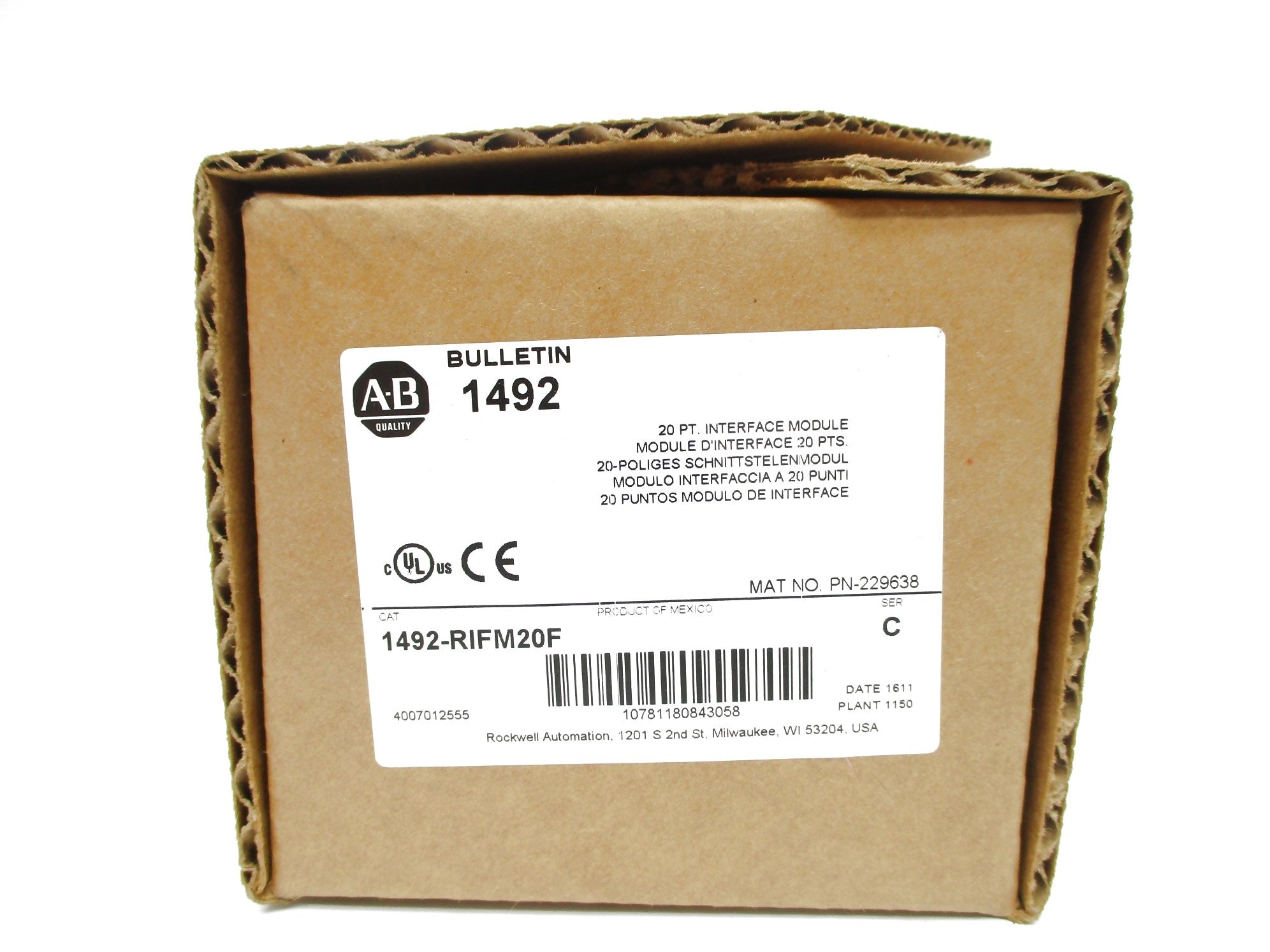 ALLEN BRADLEY 1492-RIFM20F SER. C (BR/WH) NSMP