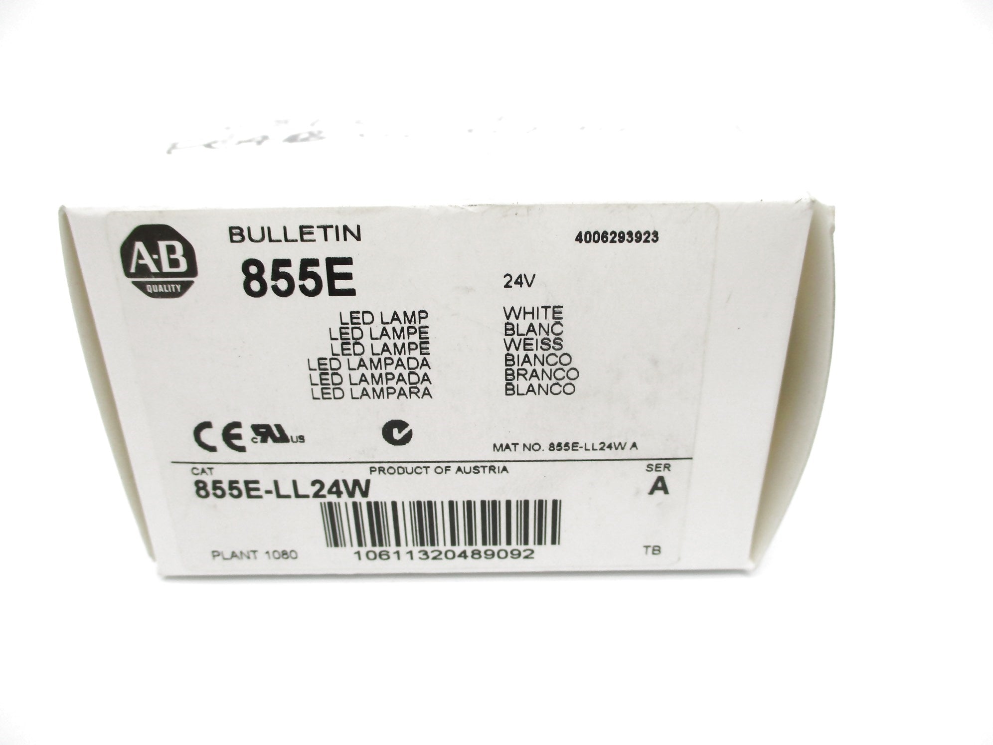 INDUSTRIAL SPARE PART 855E-LL24W SER. A 24VAC/DC (WH) NSMP